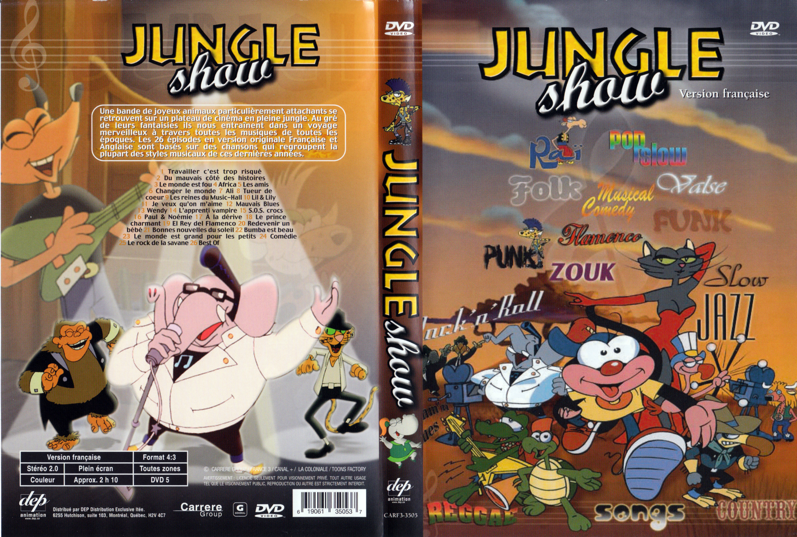 Jaquette DVD Jungle Show (Canadienne)