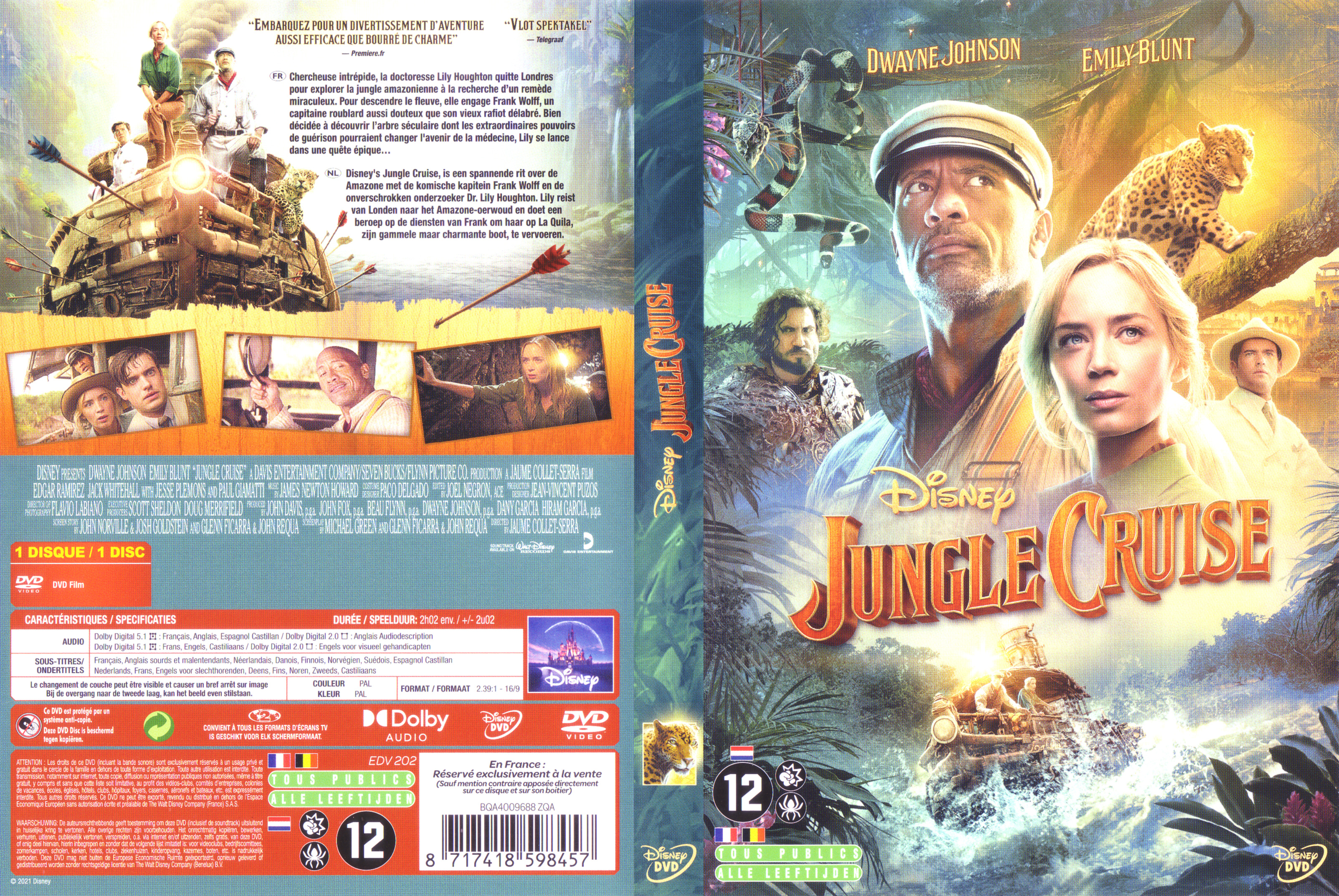 Jaquette DVD Jungle cruise