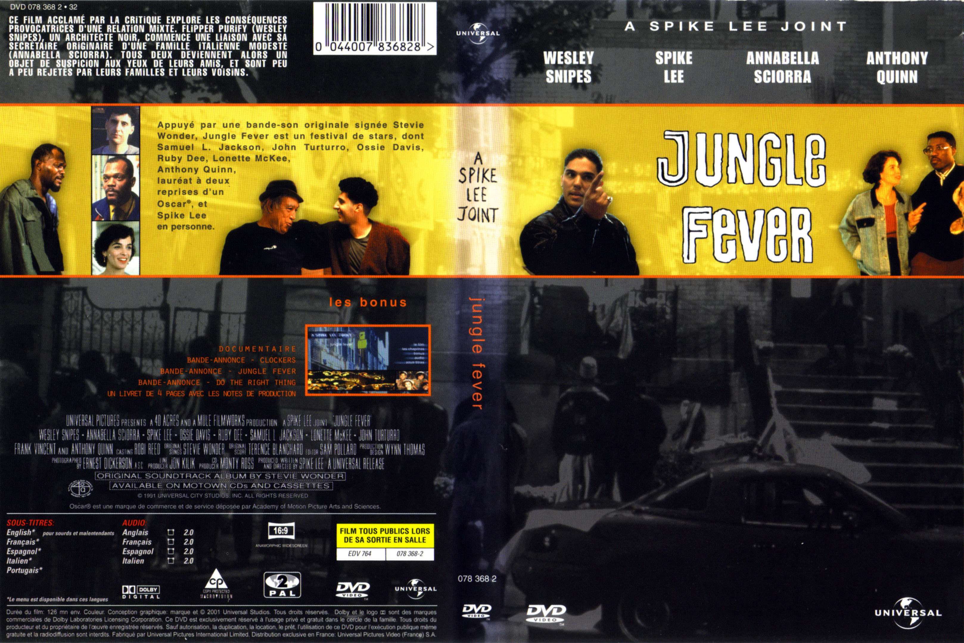 Jaquette DVD Jungle fever