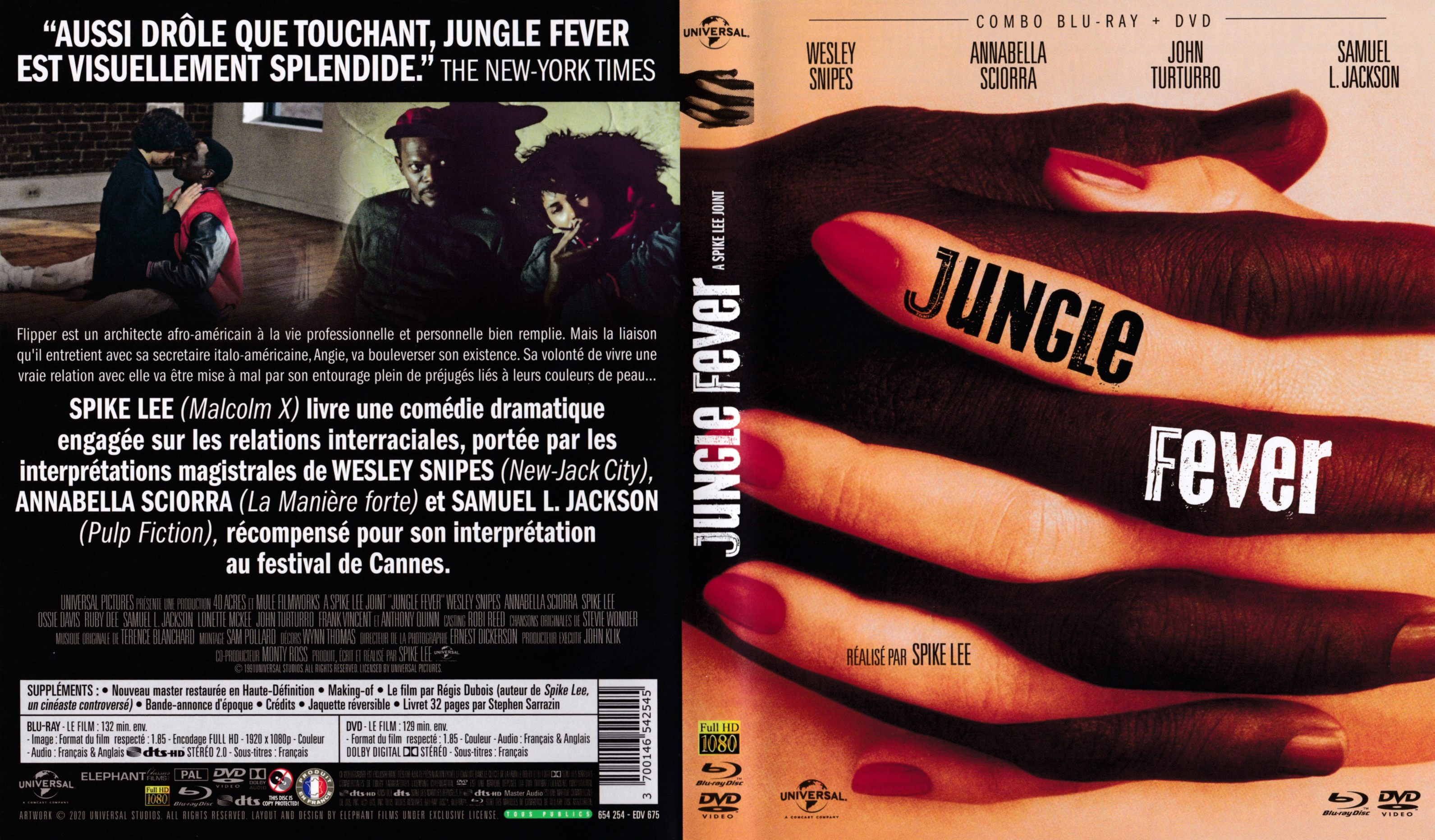 Jaquette DVD Jungle fever (BLU-RAY)