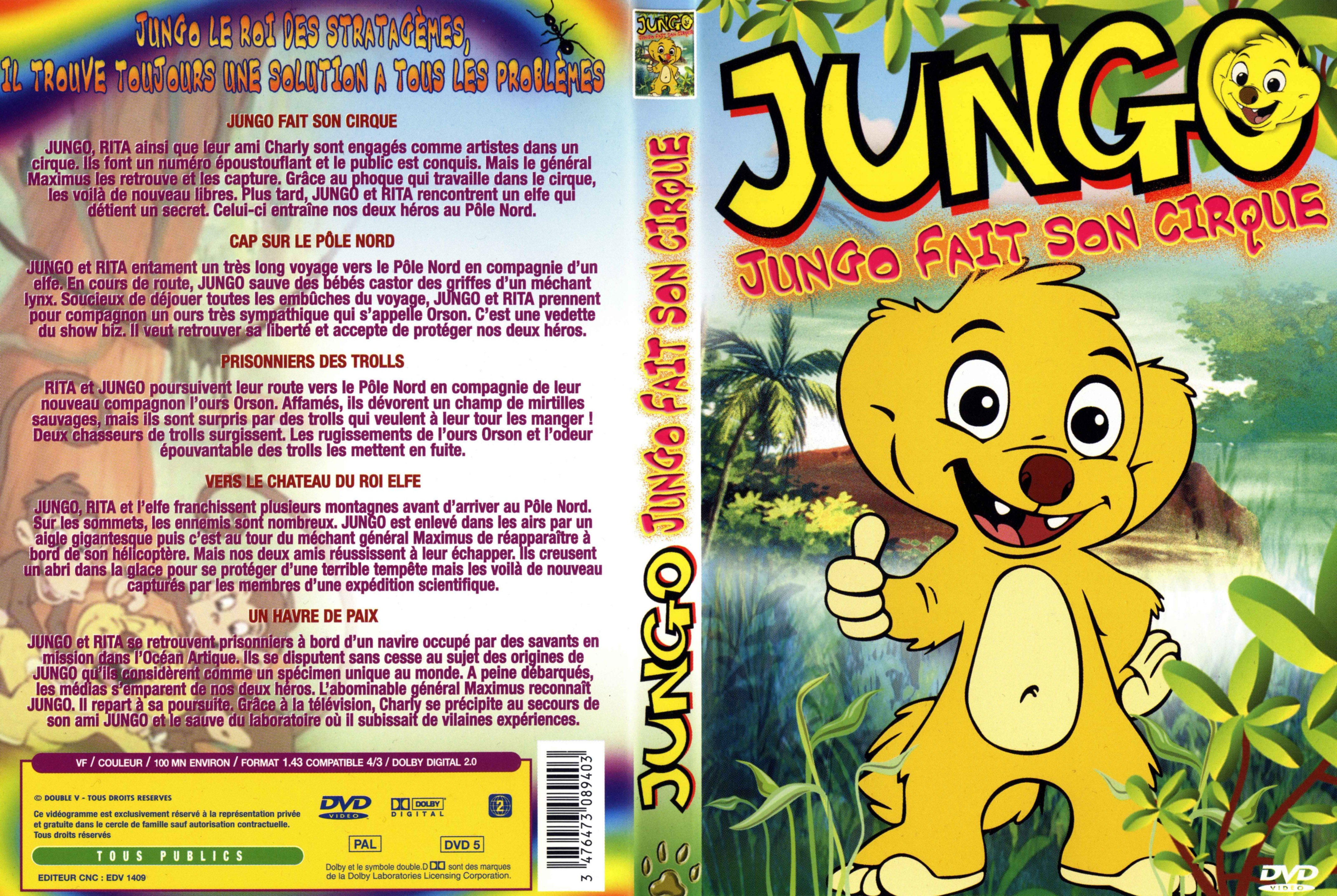 Jaquette DVD Jungo fait son cirque