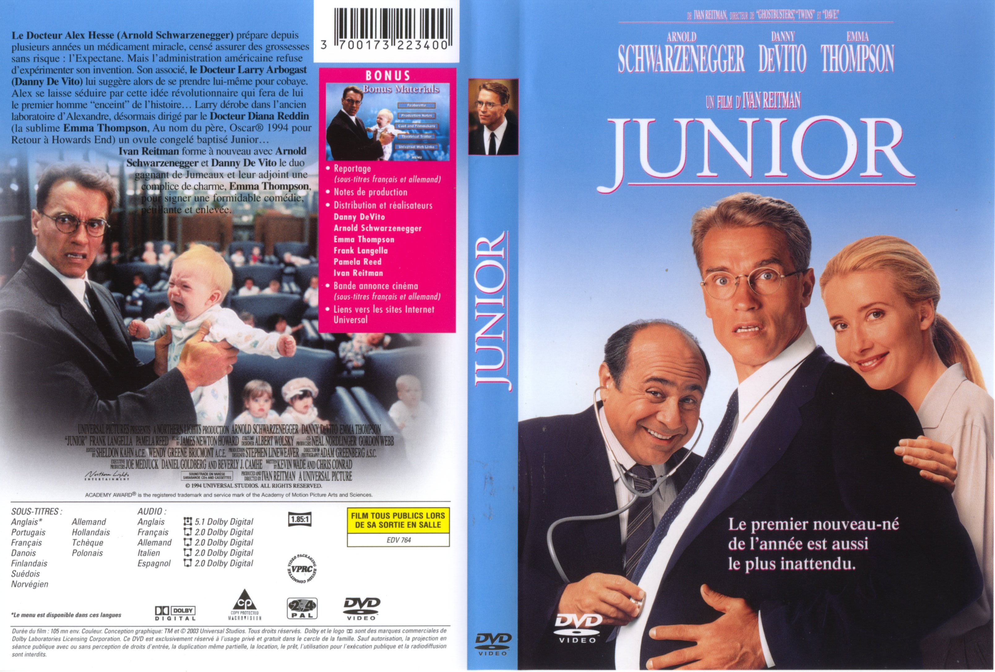 Jaquette DVD Junior