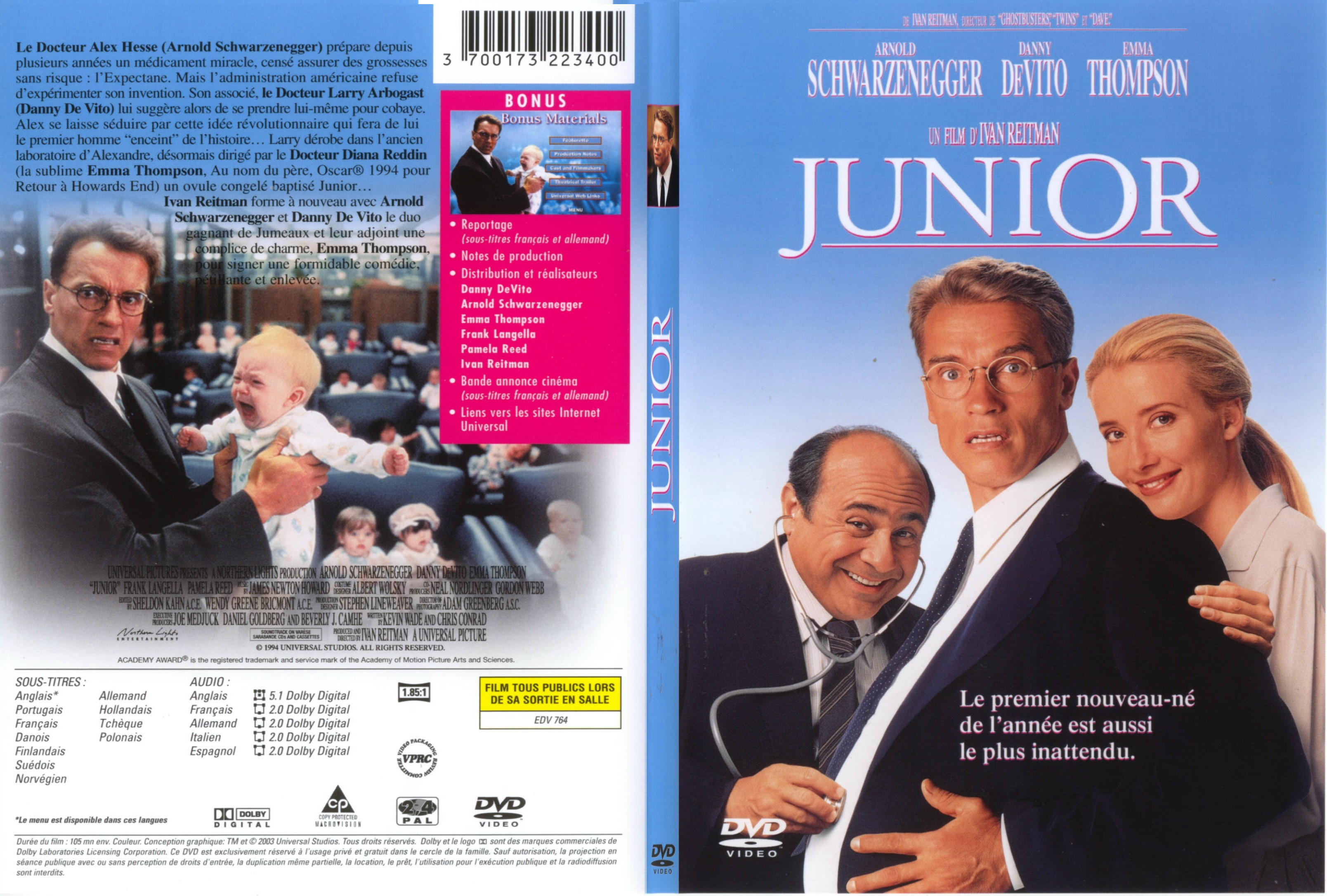 Jaquette DVD Junior - SLIM