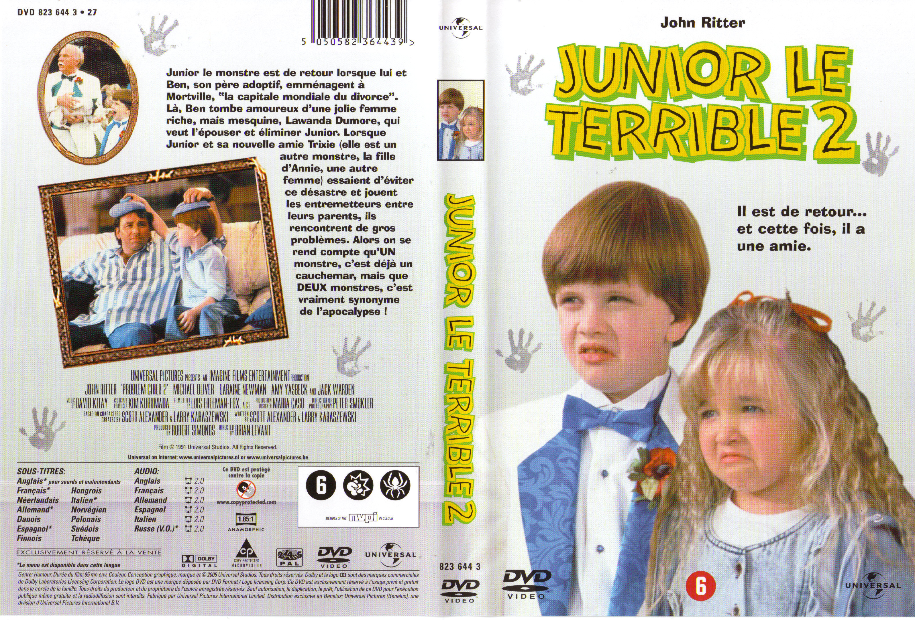 Jaquette DVD Junior le terrible 2