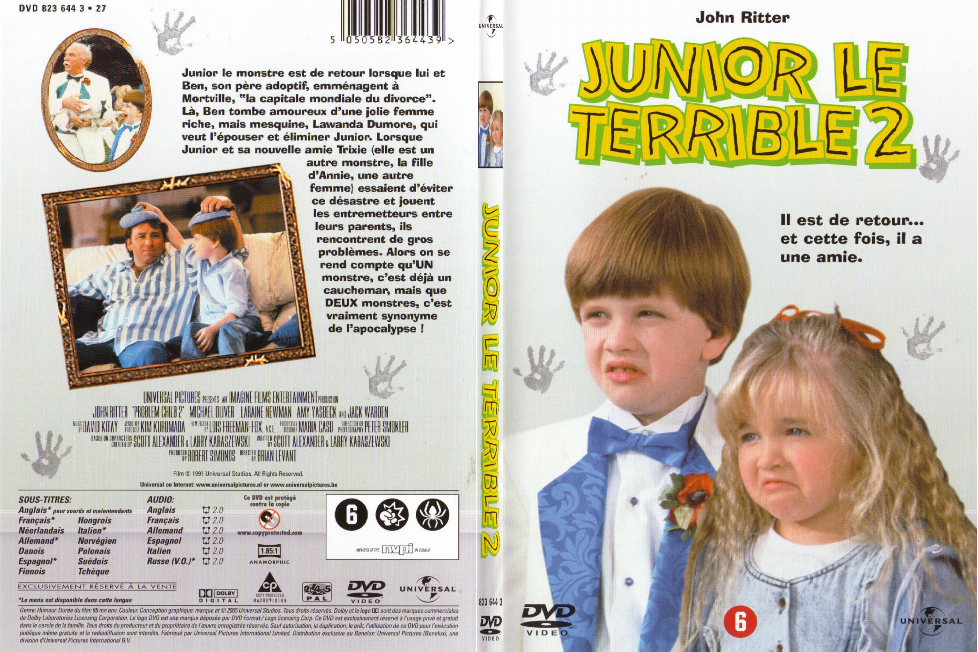 Jaquette DVD Junior le terrible 2 - SLIM