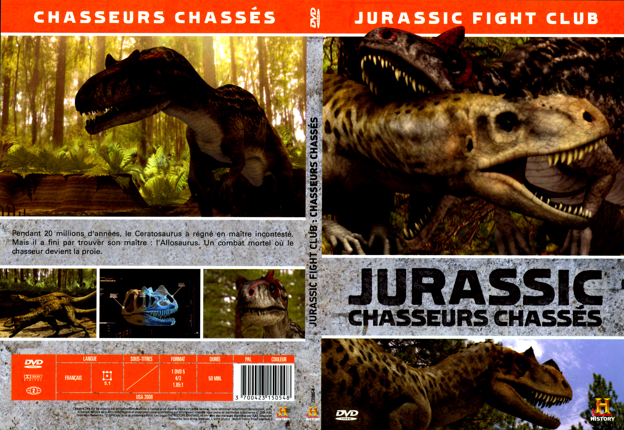 Jaquette DVD Jurassic Chasseurs chasss