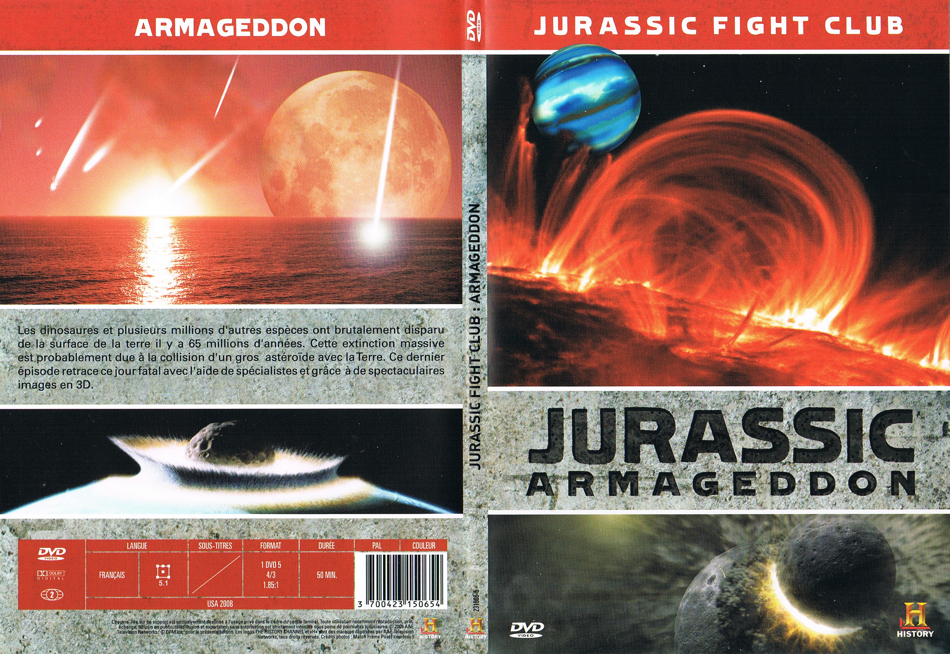 Jaquette DVD Jurassic Fight Club - Armageddon