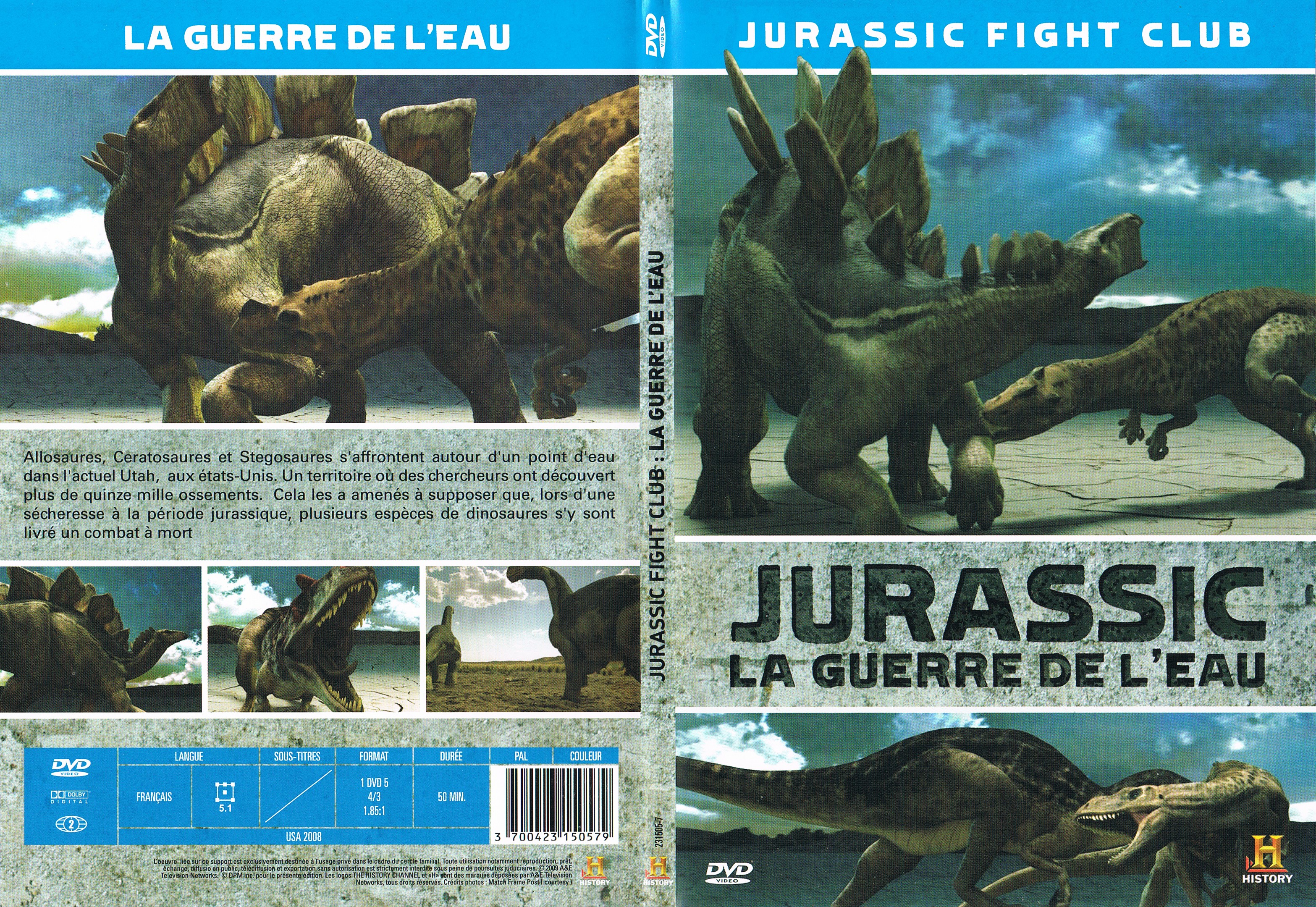 Jaquette DVD Jurassic Fight Club - La Guerre De L