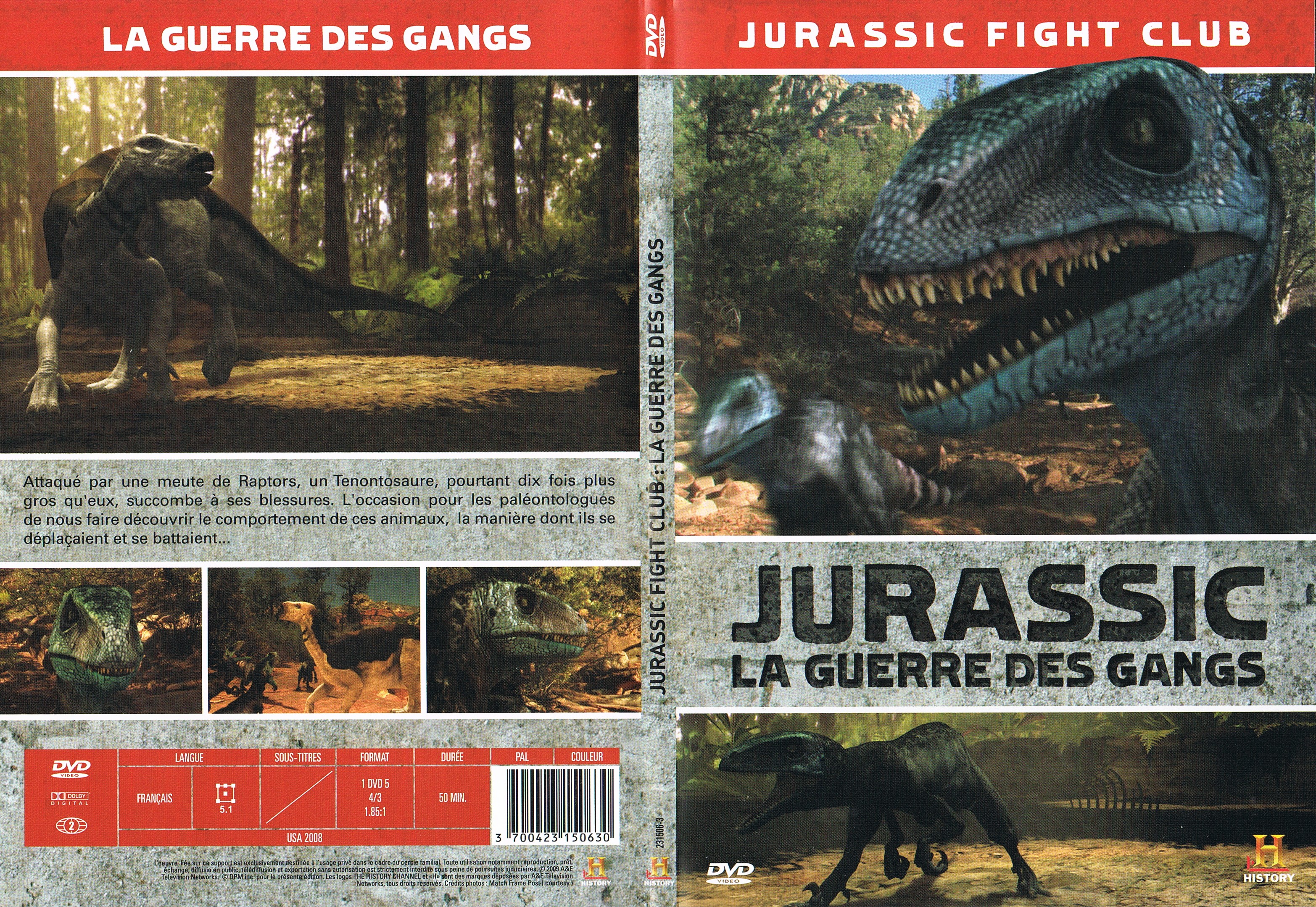 Jaquette DVD Jurassic Fight Club - La Guerre Des Gangs