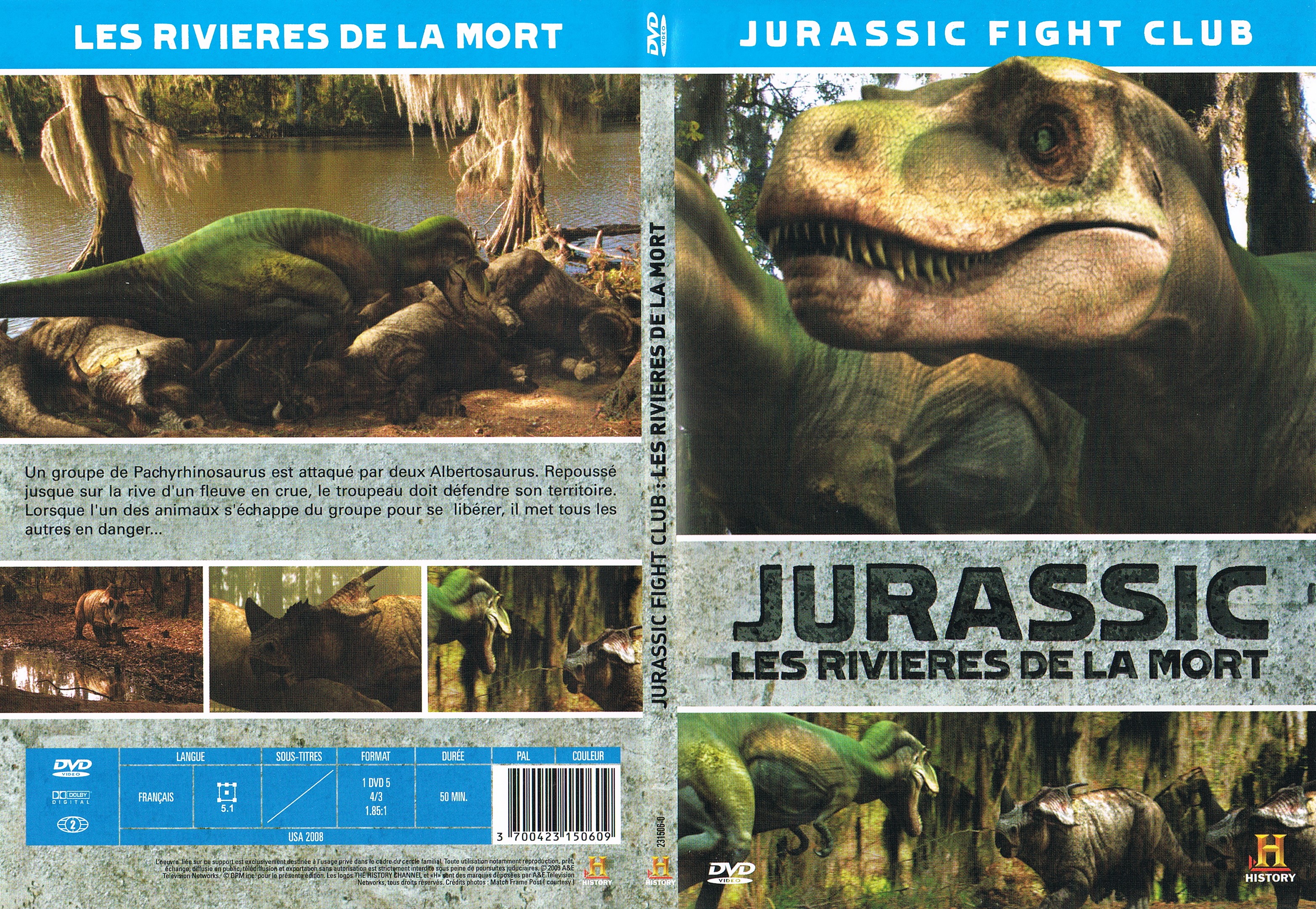 Jaquette DVD Jurassic Fight Club - Les Rivieres De La Mort