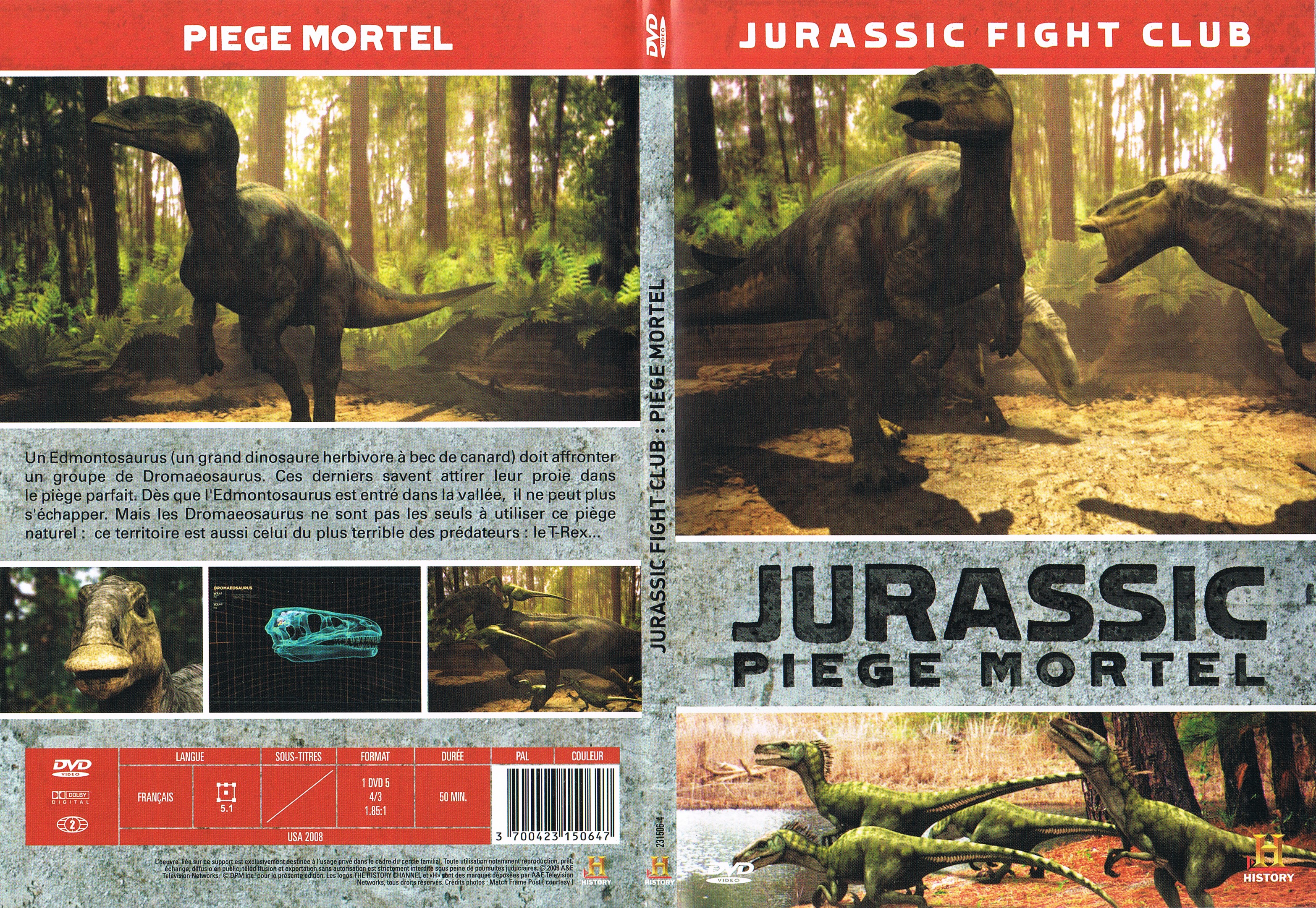 Jaquette DVD Jurassic Fight Club - Piege Mortel