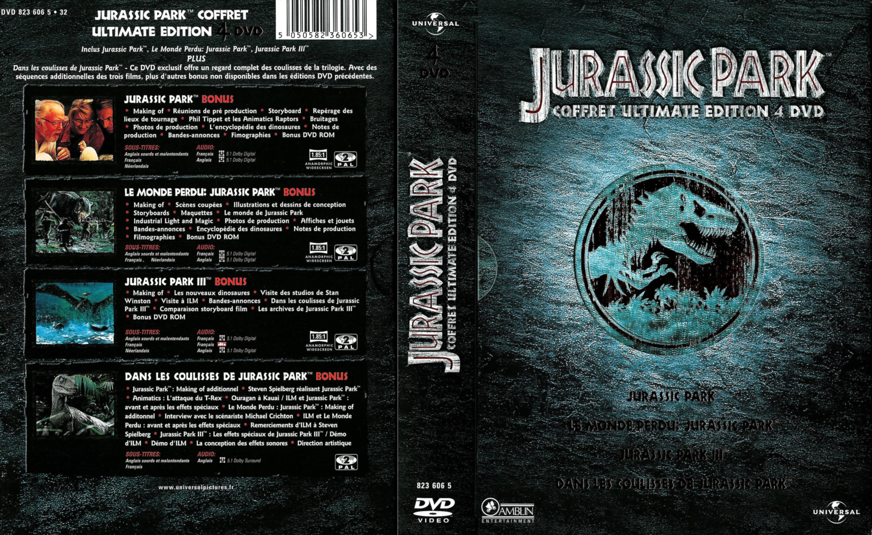 Jaquette DVD Jurassic Park Ultimate