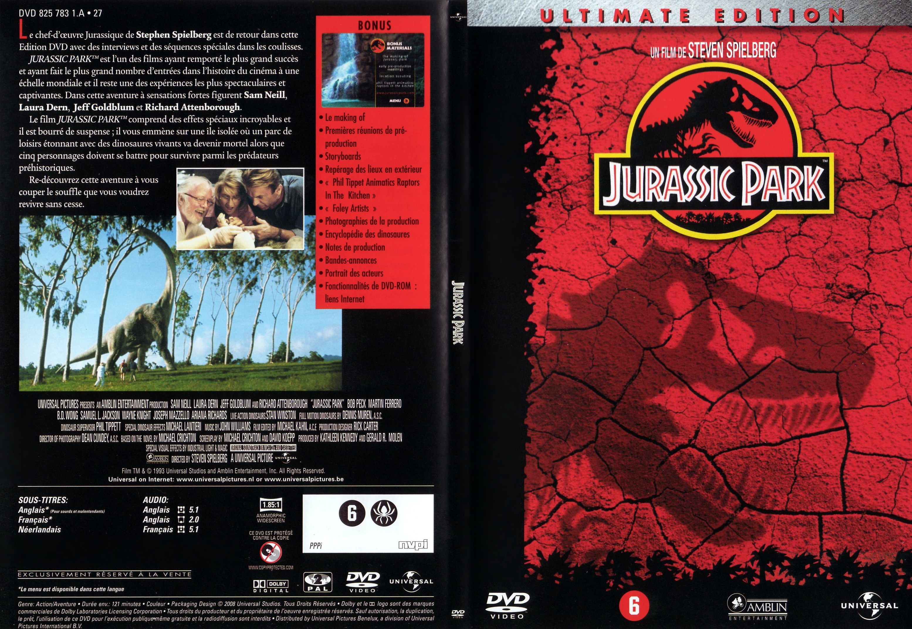 Jaquette DVD Jurassic park v3