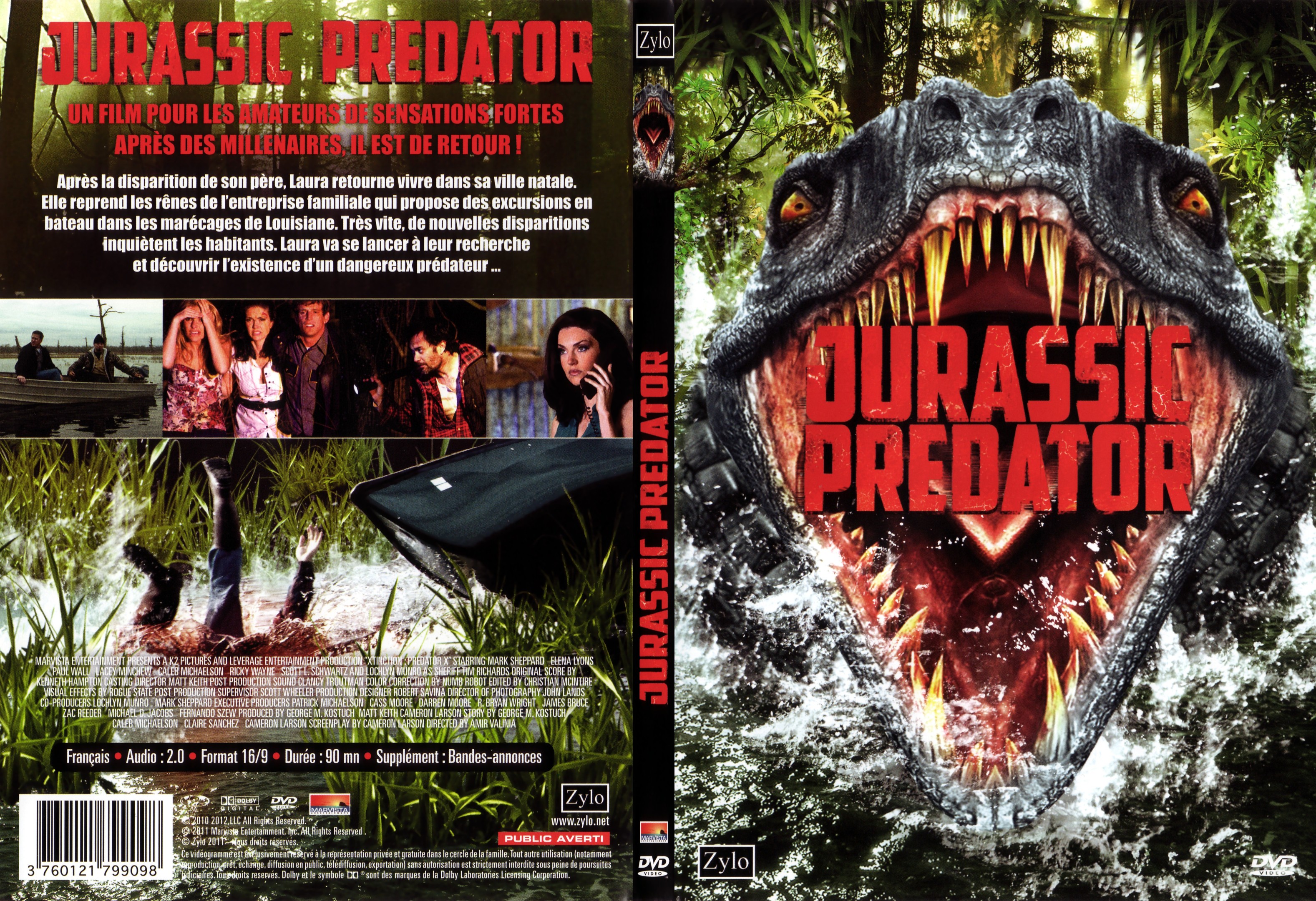 Jaquette DVD Jurassic predator - SLIM