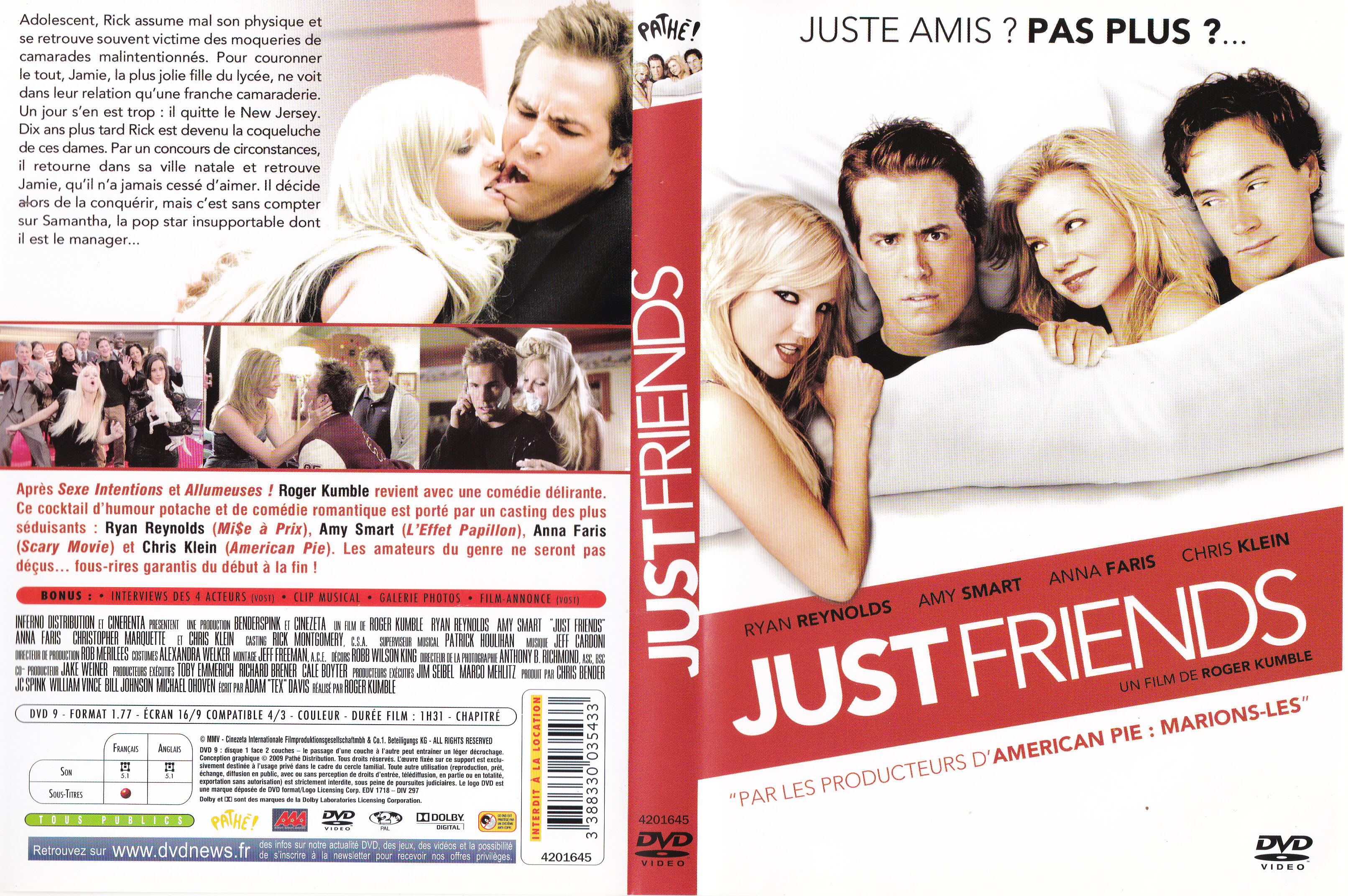 Jaquette DVD Just Friends v2