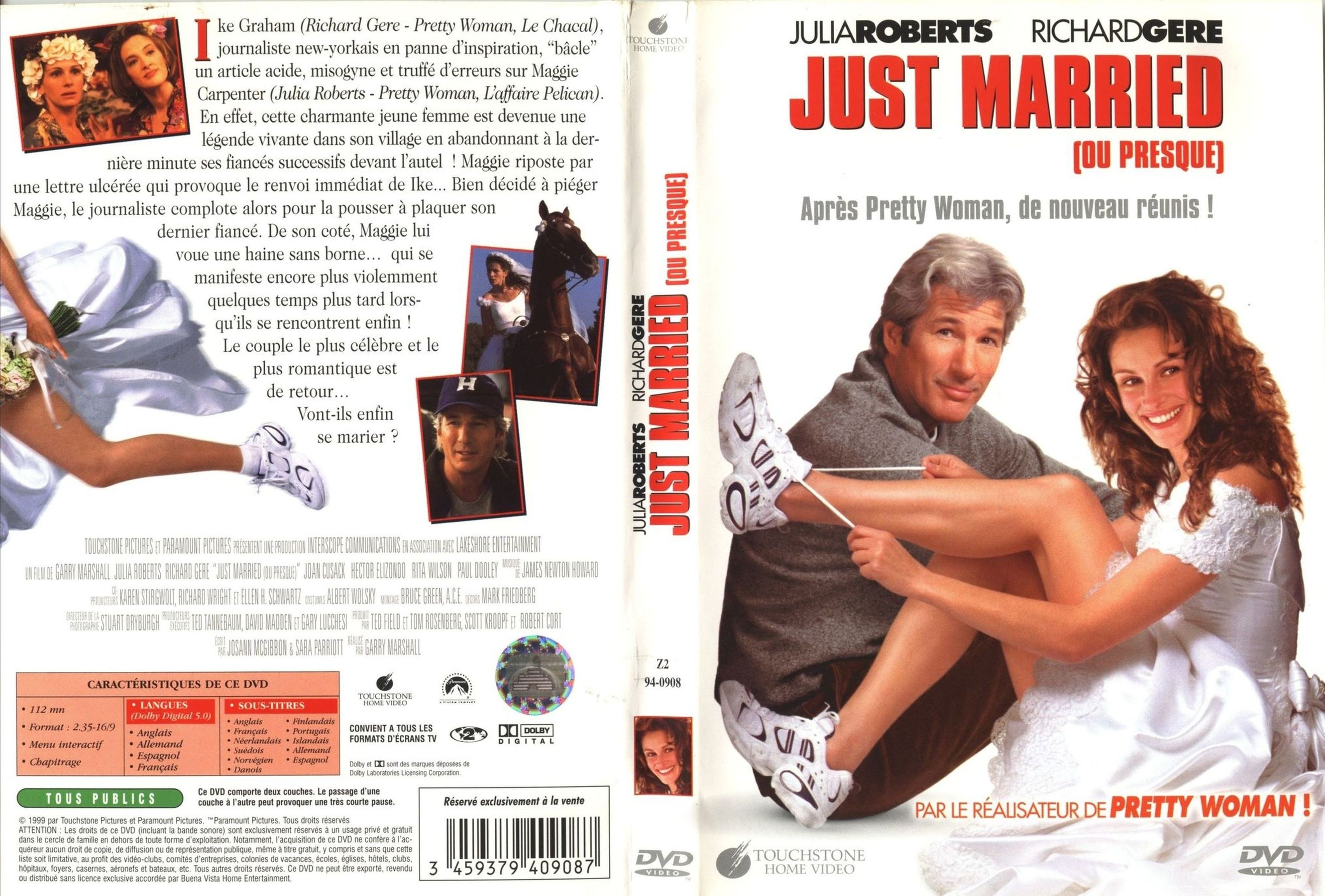 Jaquette DVD Just married