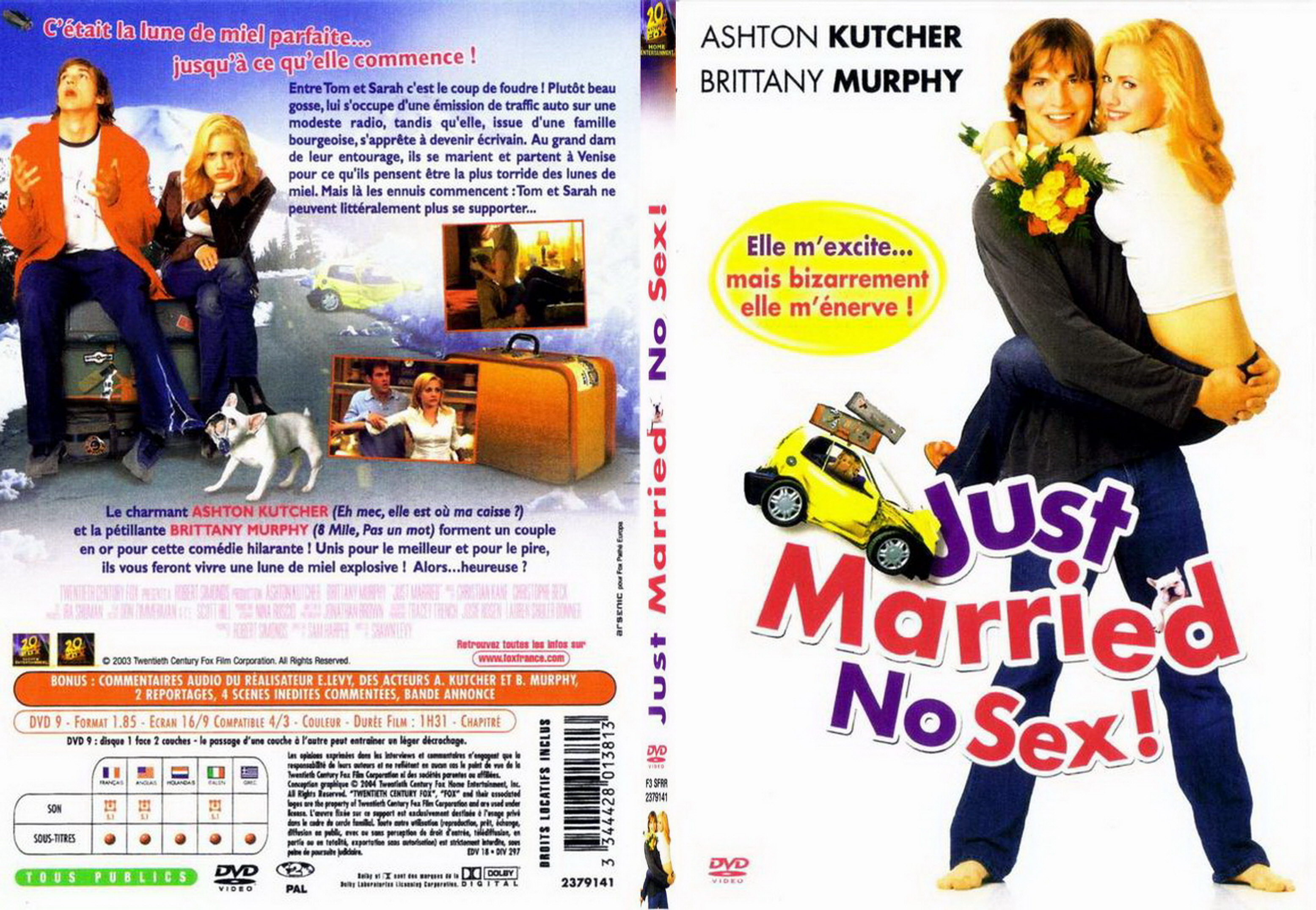 Jaquette DVD Just married no sex - SLIM