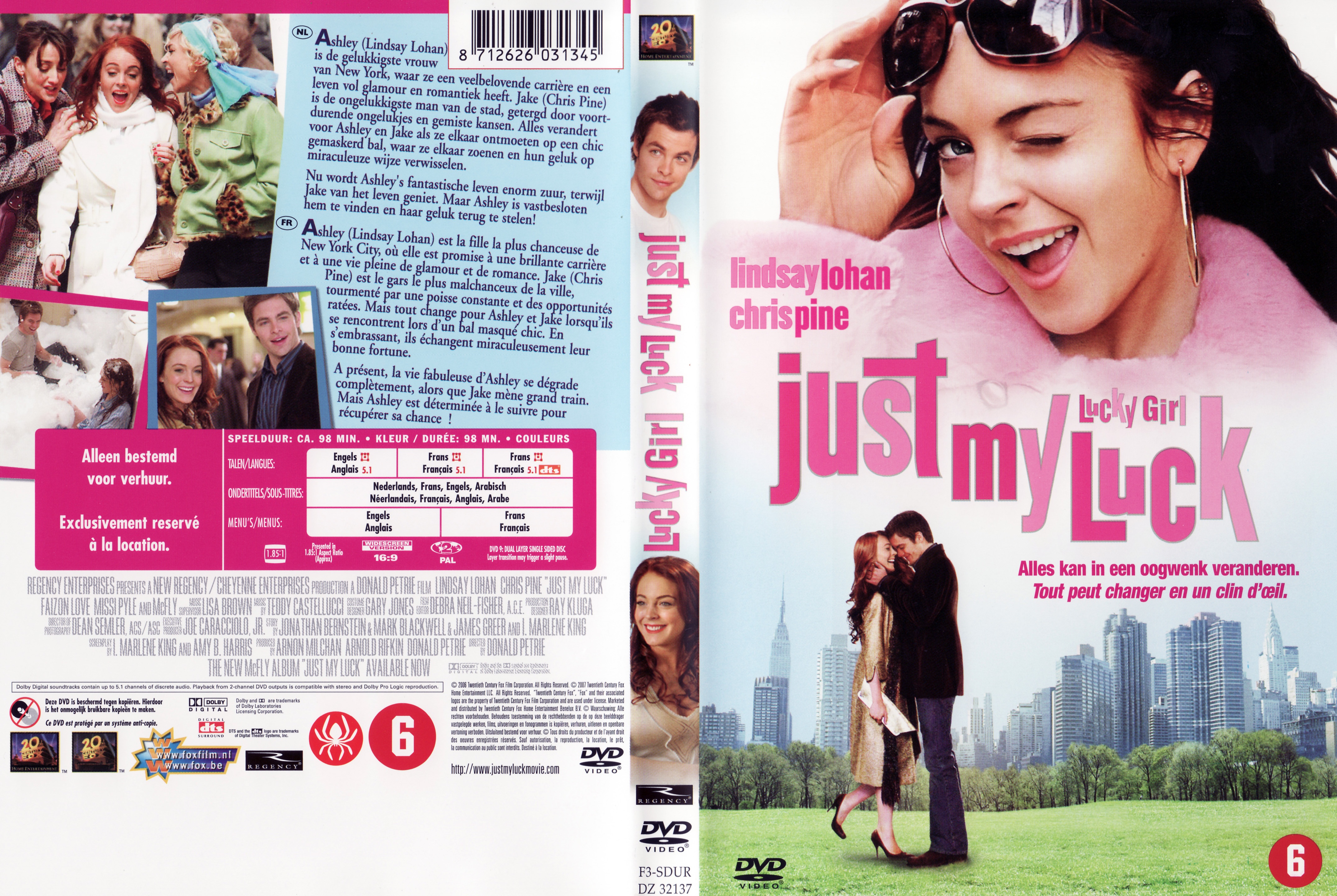 Jaquette DVD Just my luck