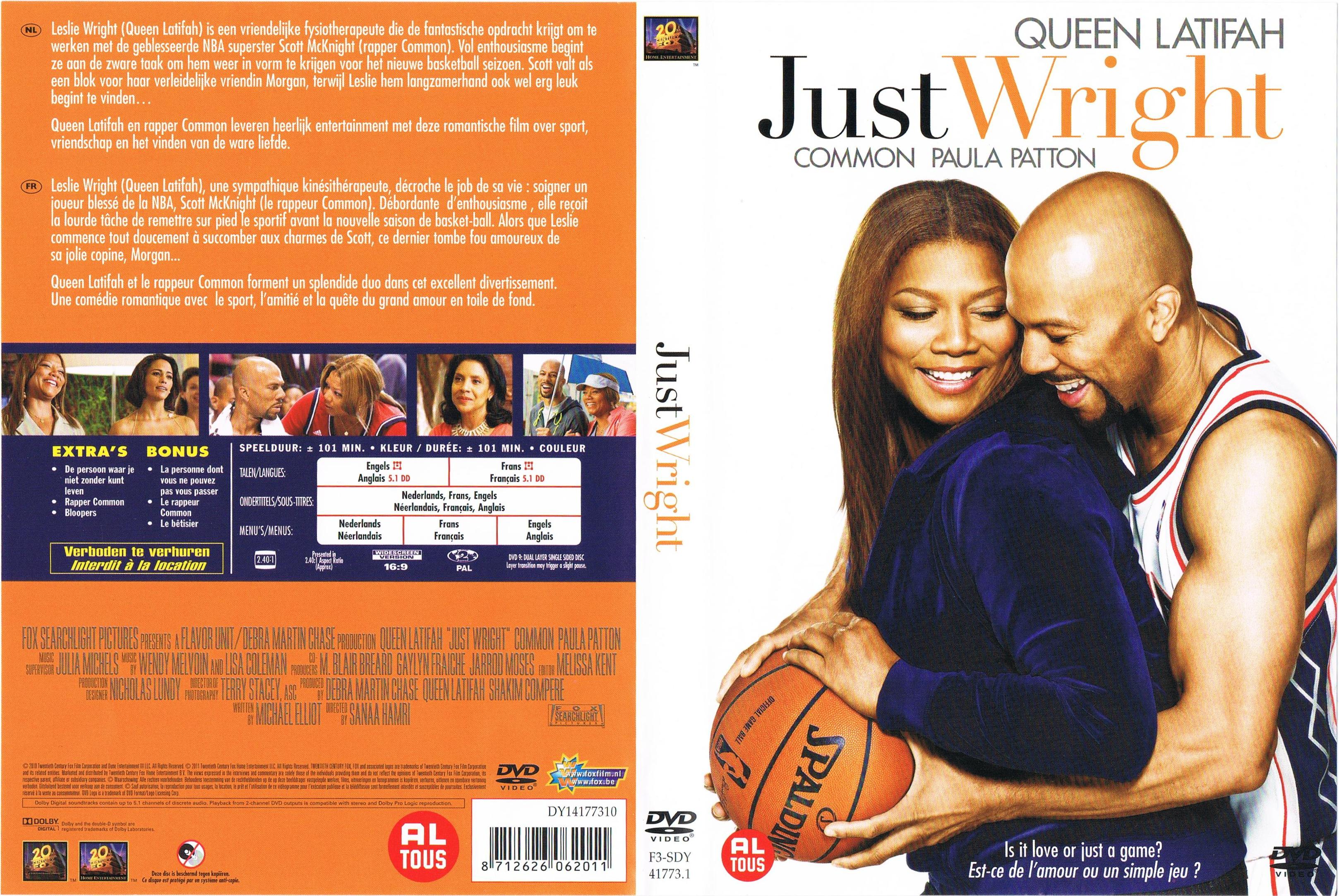 Jaquette DVD Just wright