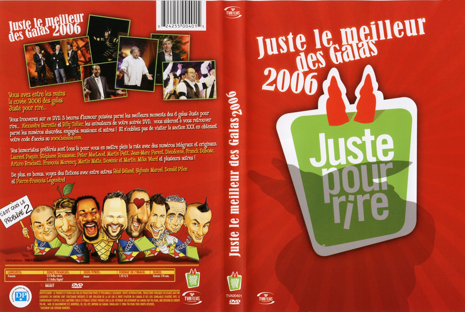 Jaquette DVD Juste le meilleur des Galas 2006