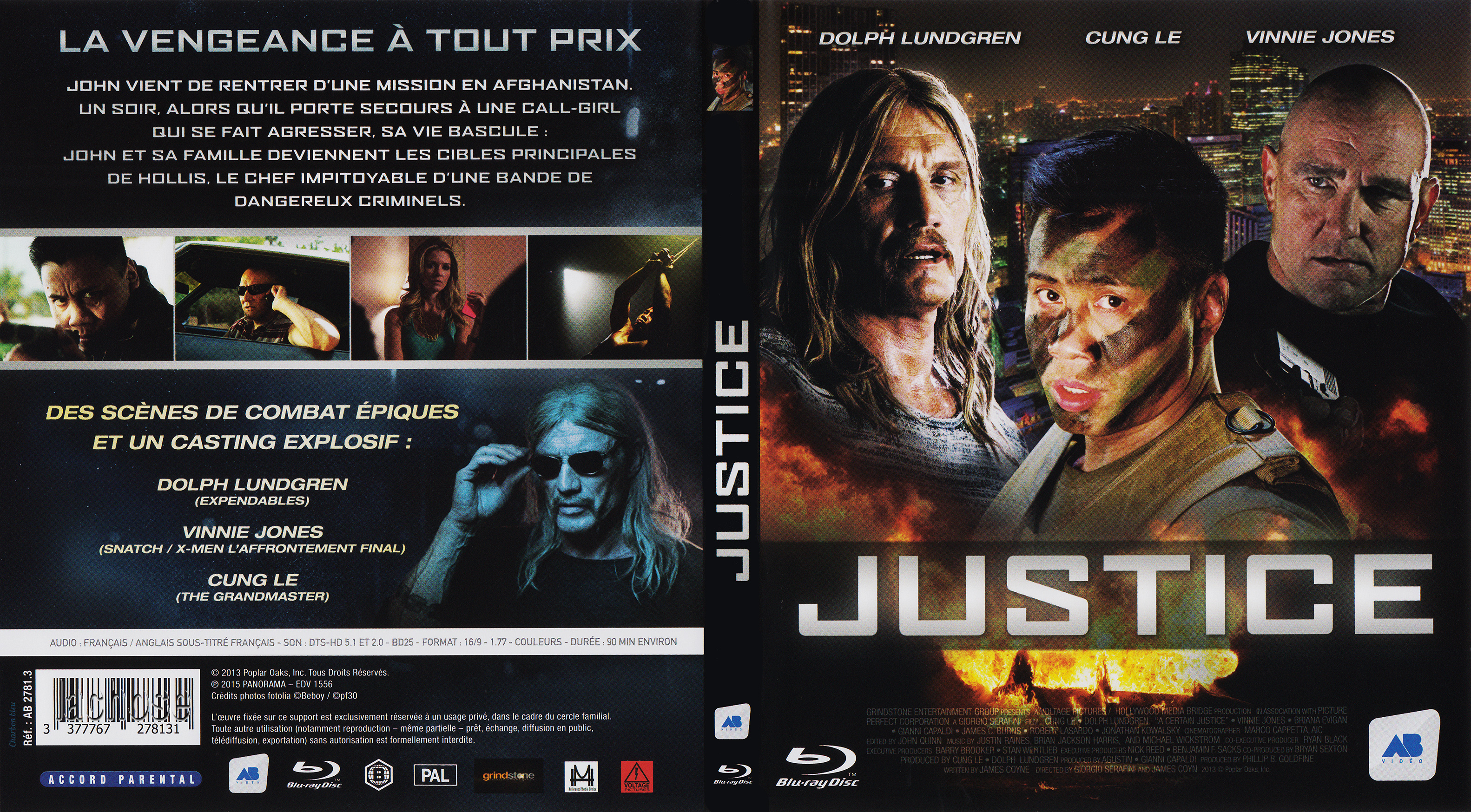 Jaquette DVD Justice 2013 (BLU-RAY)