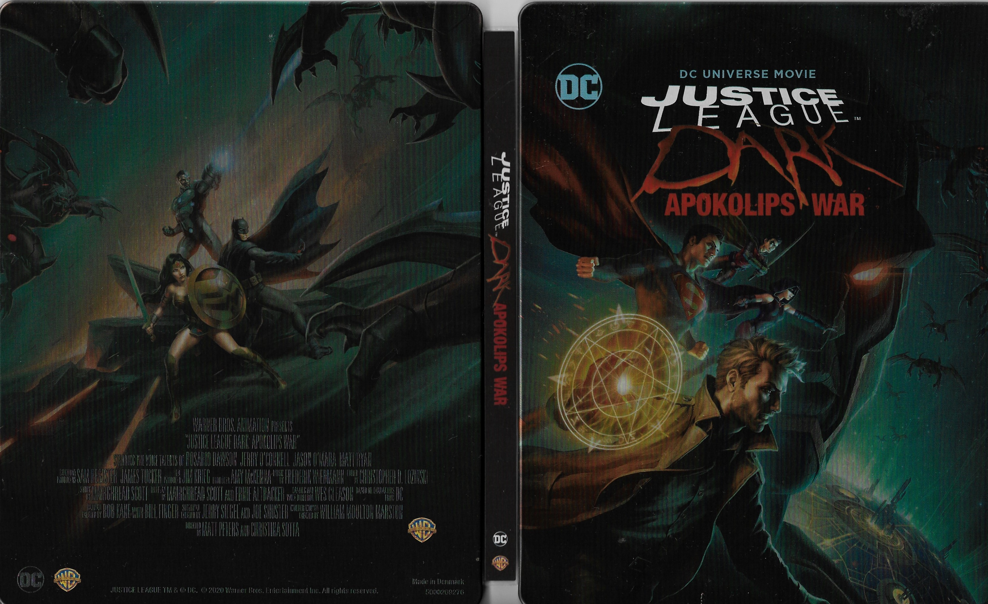 Jaquette DVD Justice League dark Apokolips war (BLU-RAY)