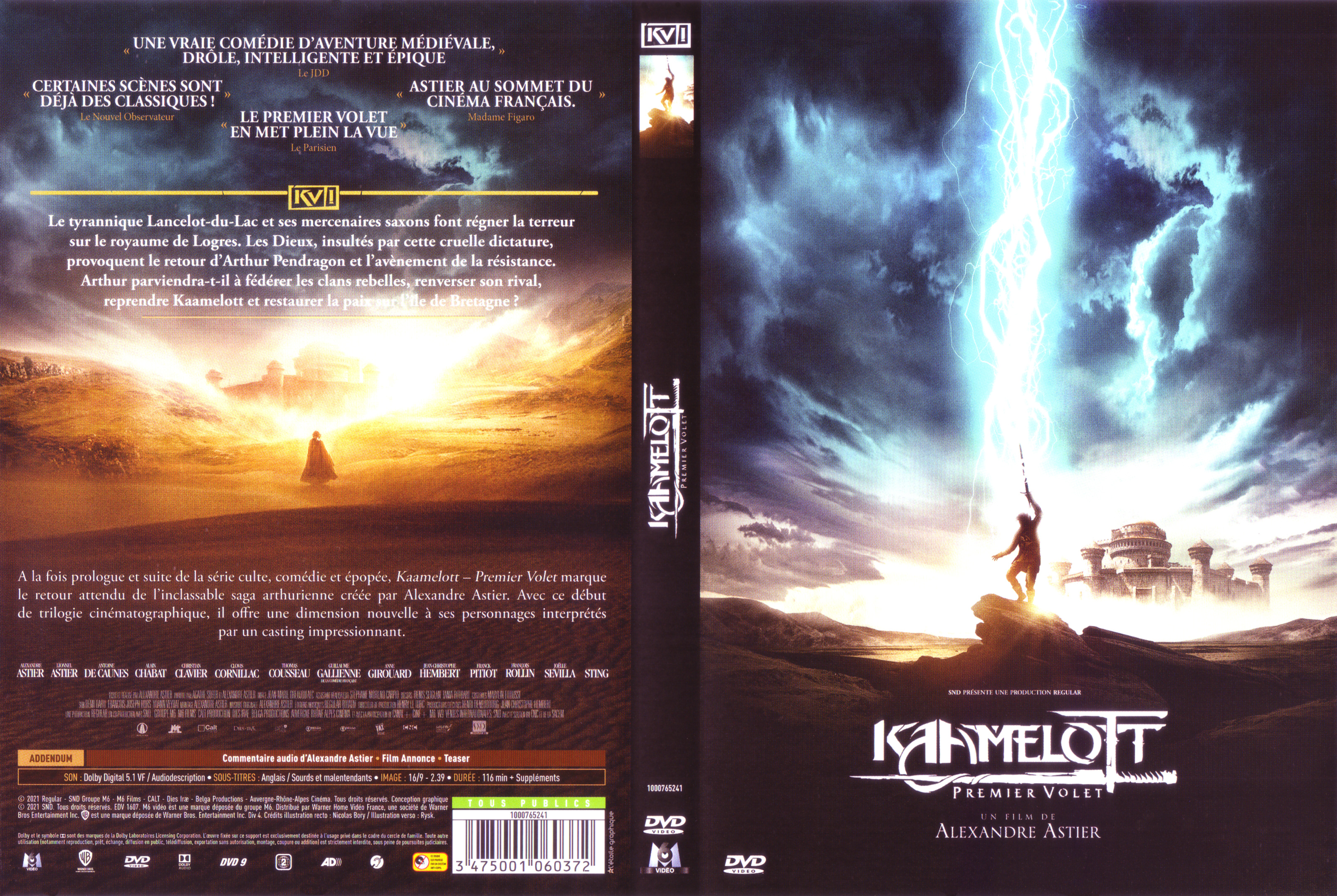 Jaquette DVD Kaamelott Premier Volet