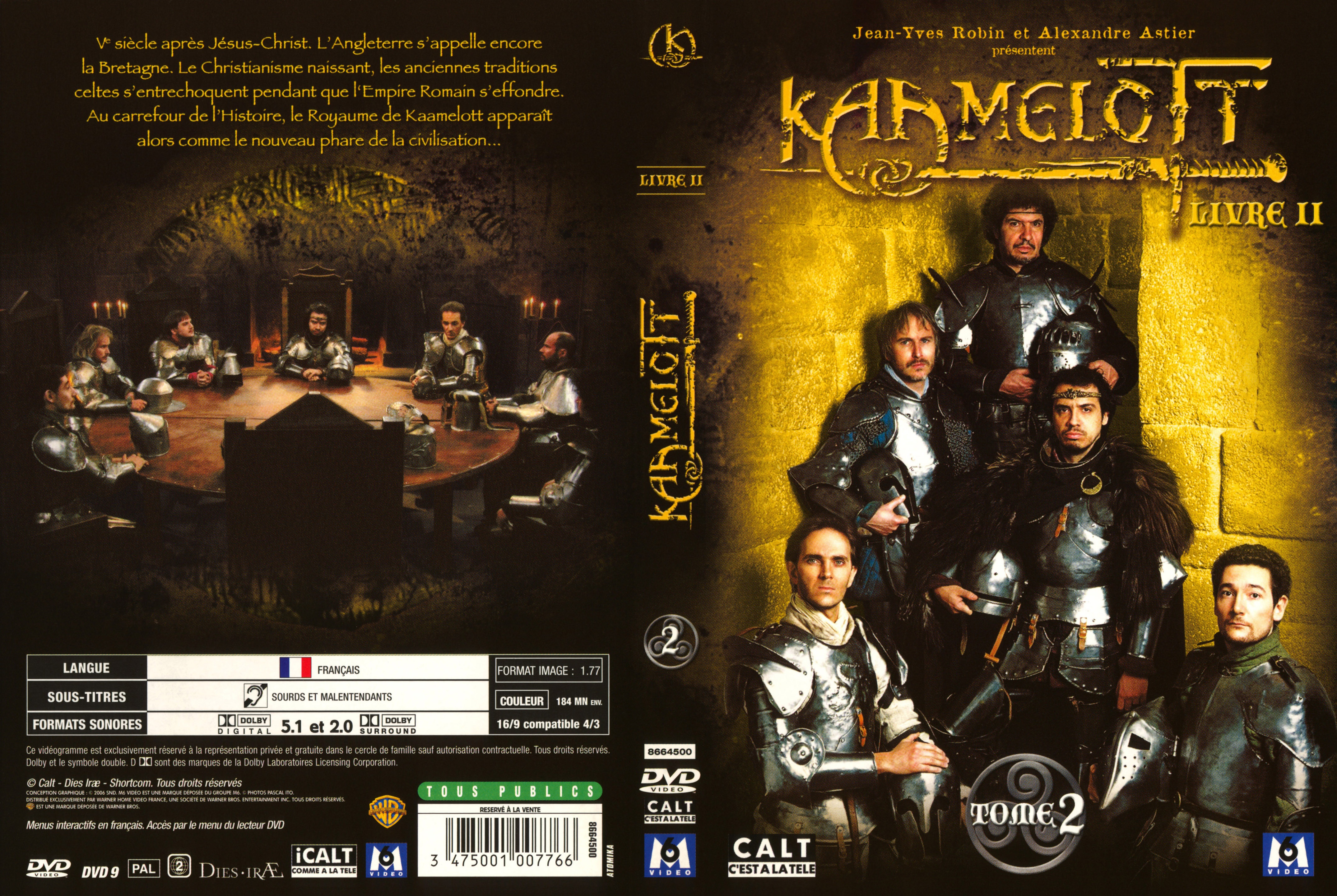 Jaquette DVD Kaamelott livre 2 tome 2