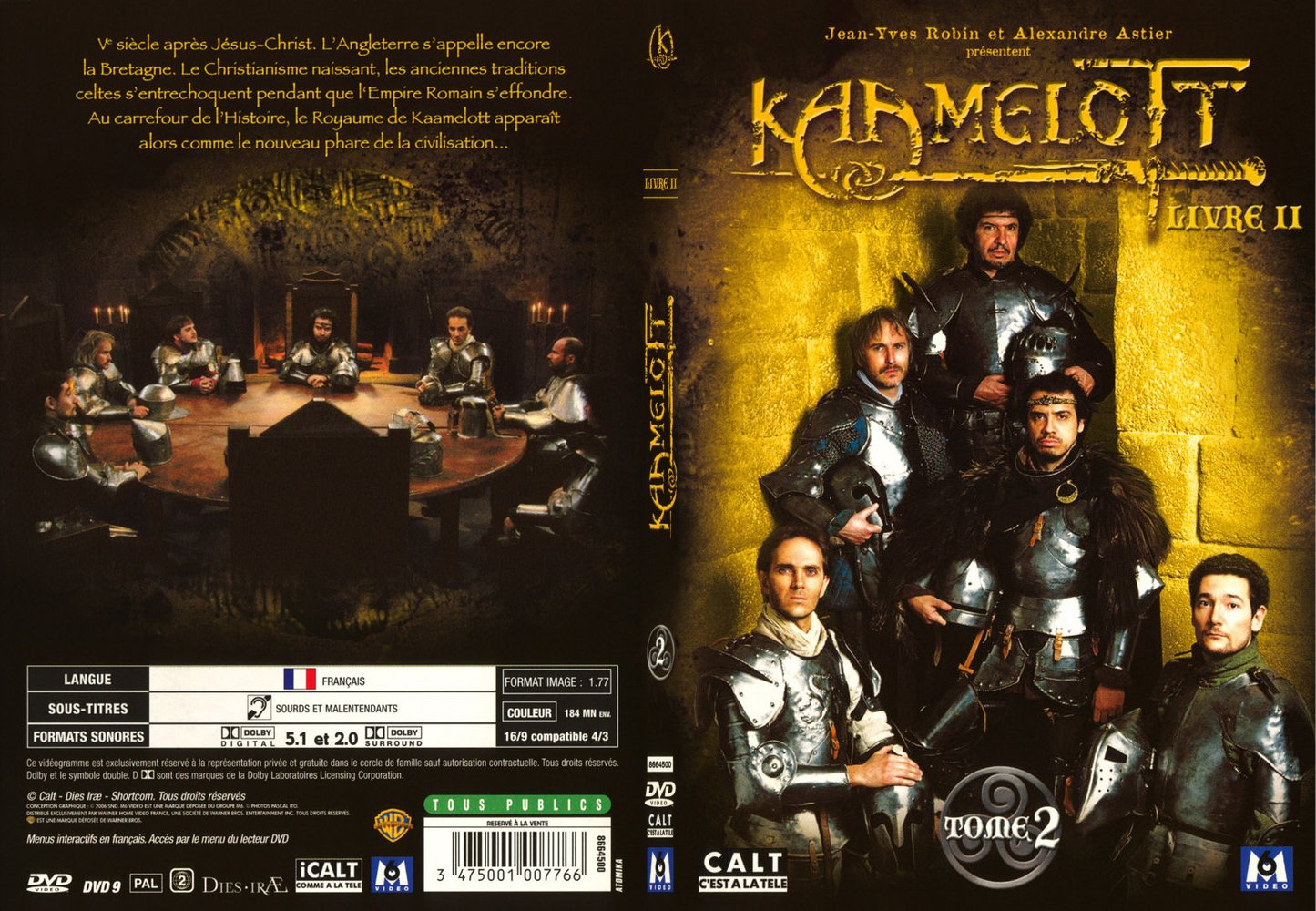 Jaquette DVD Kaamelott livre 2 tome 2 - SLIM