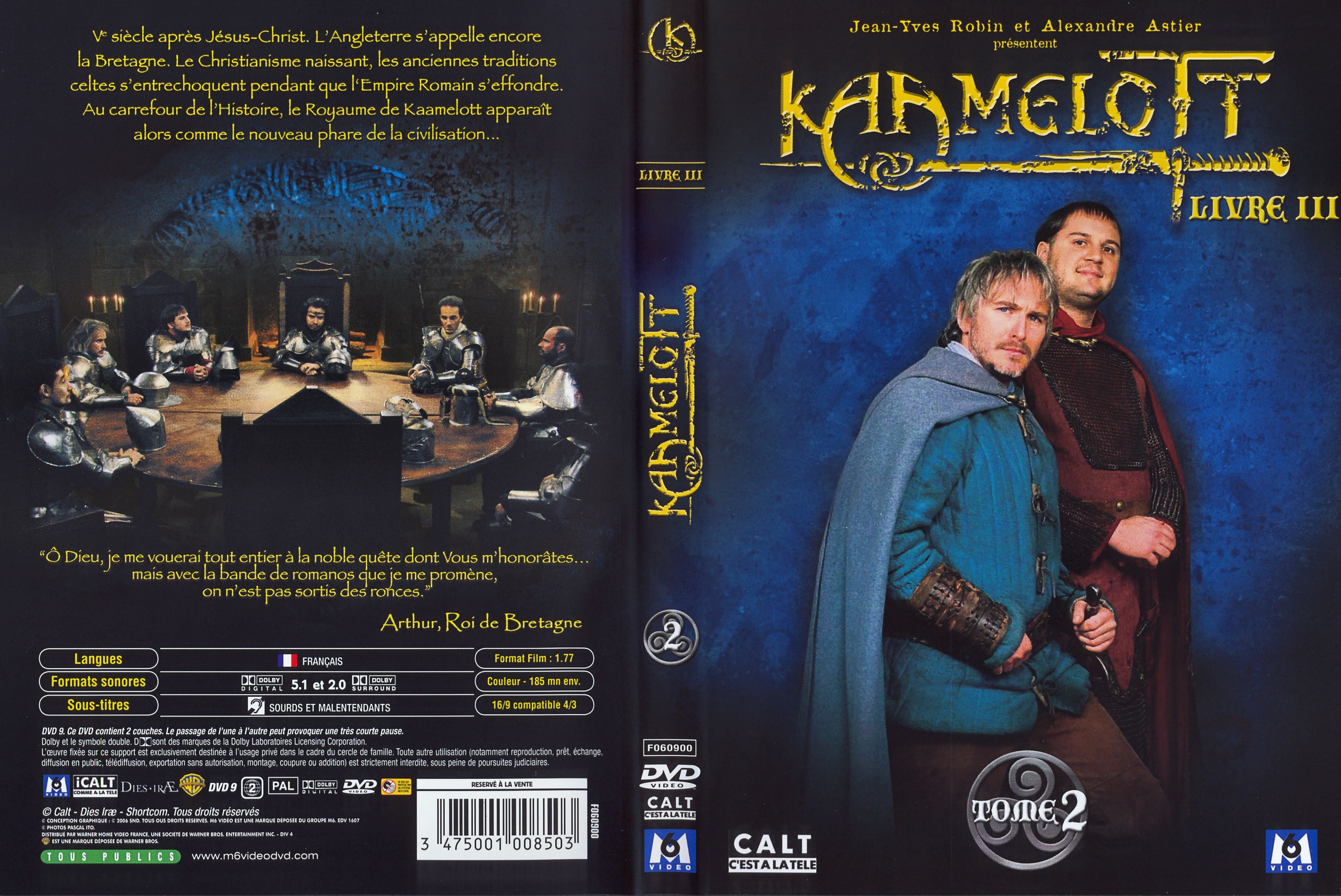 Jaquette DVD Kaamelott livre 3 tome 2