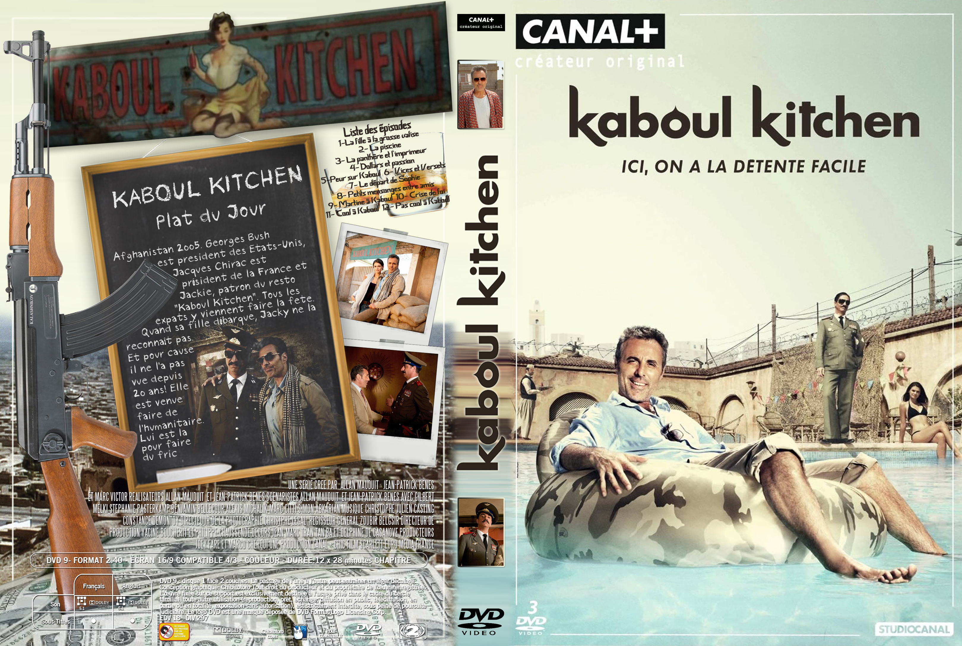 Jaquette DVD Kaboul kitchen Saisin 1 custom