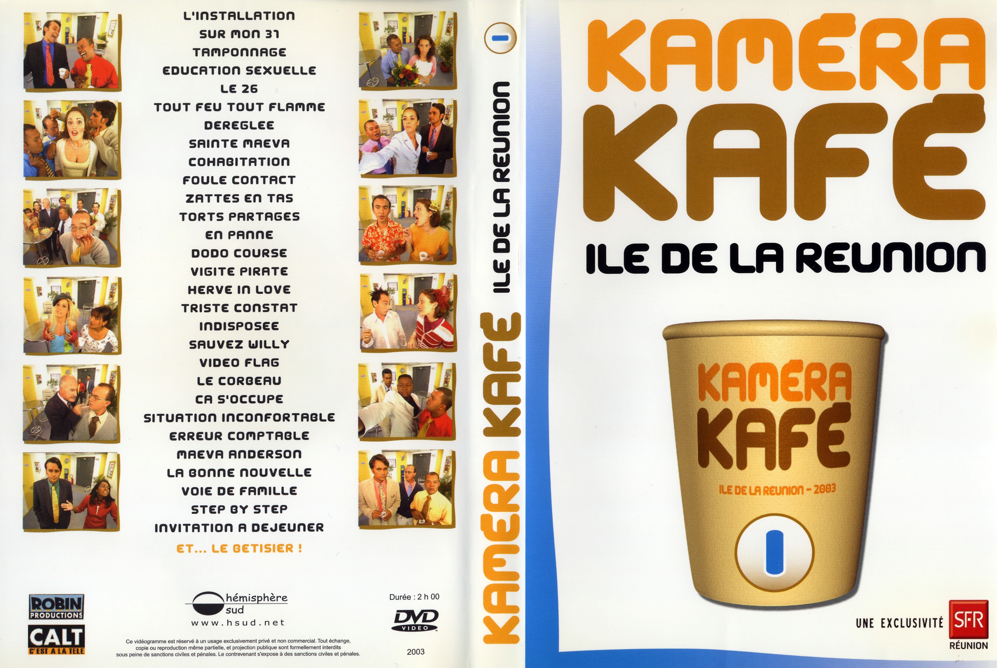 Jaquette DVD Kamra kaf Ile de la Runion vol 1