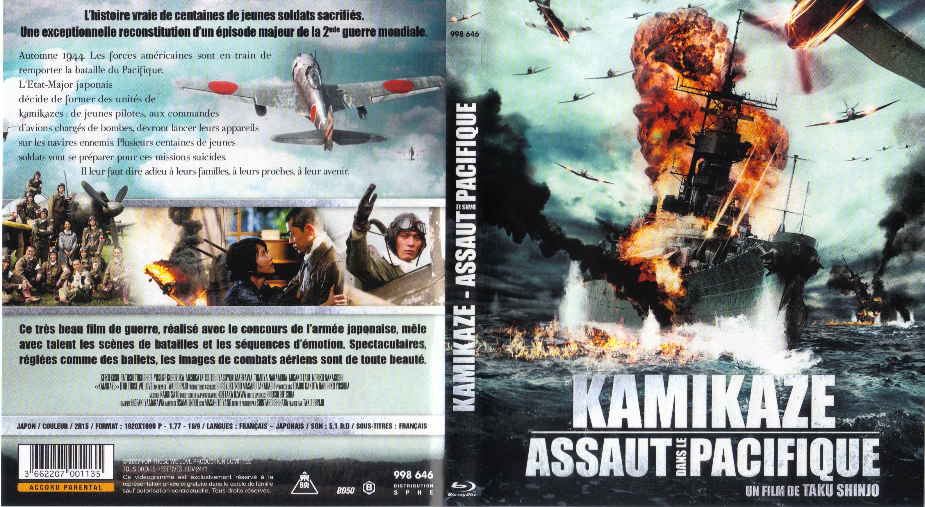 Jaquette DVD Kamikaze : Assaut dans le Pacifique (BLU-RAY)