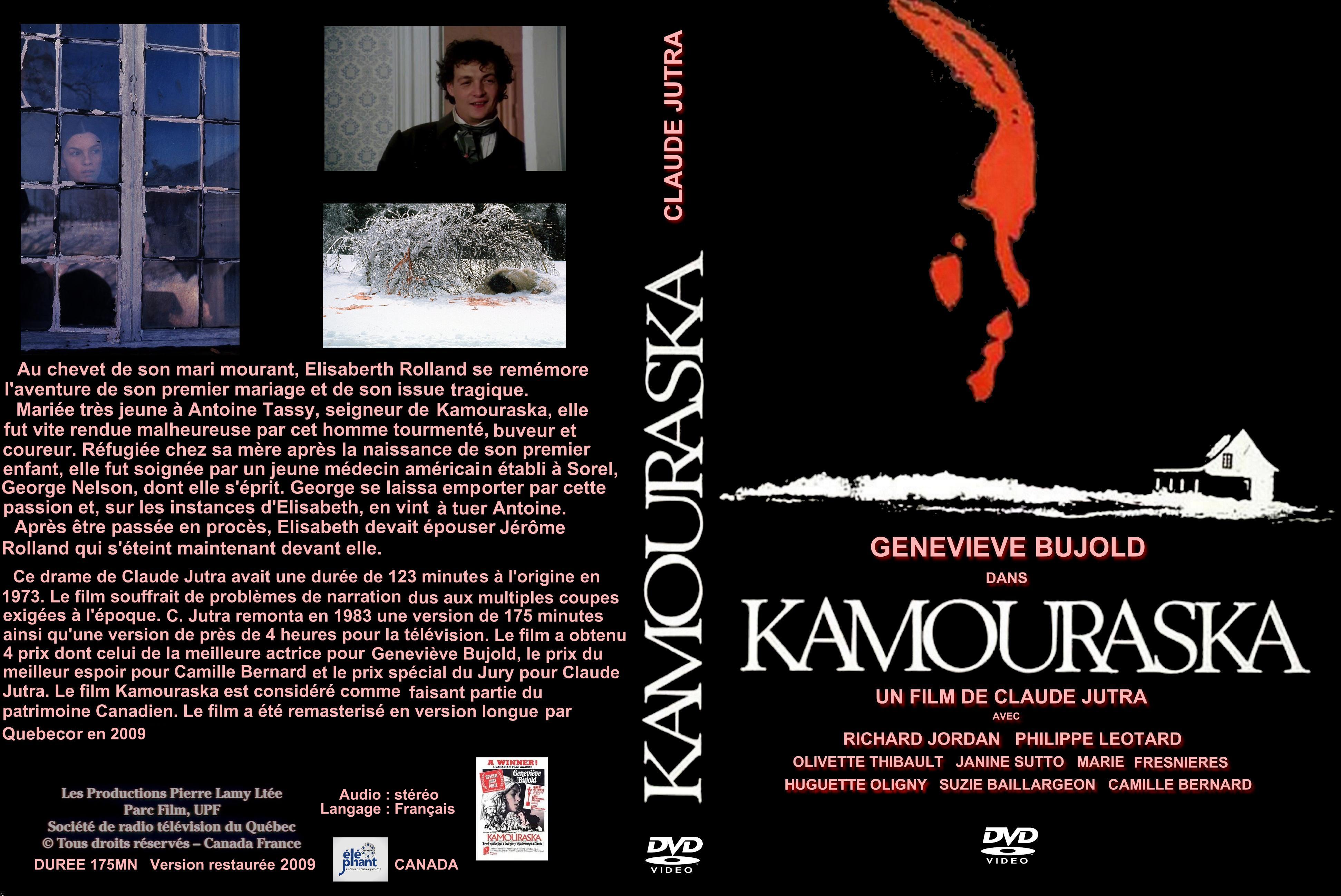 Jaquette DVD Kamouraska custom