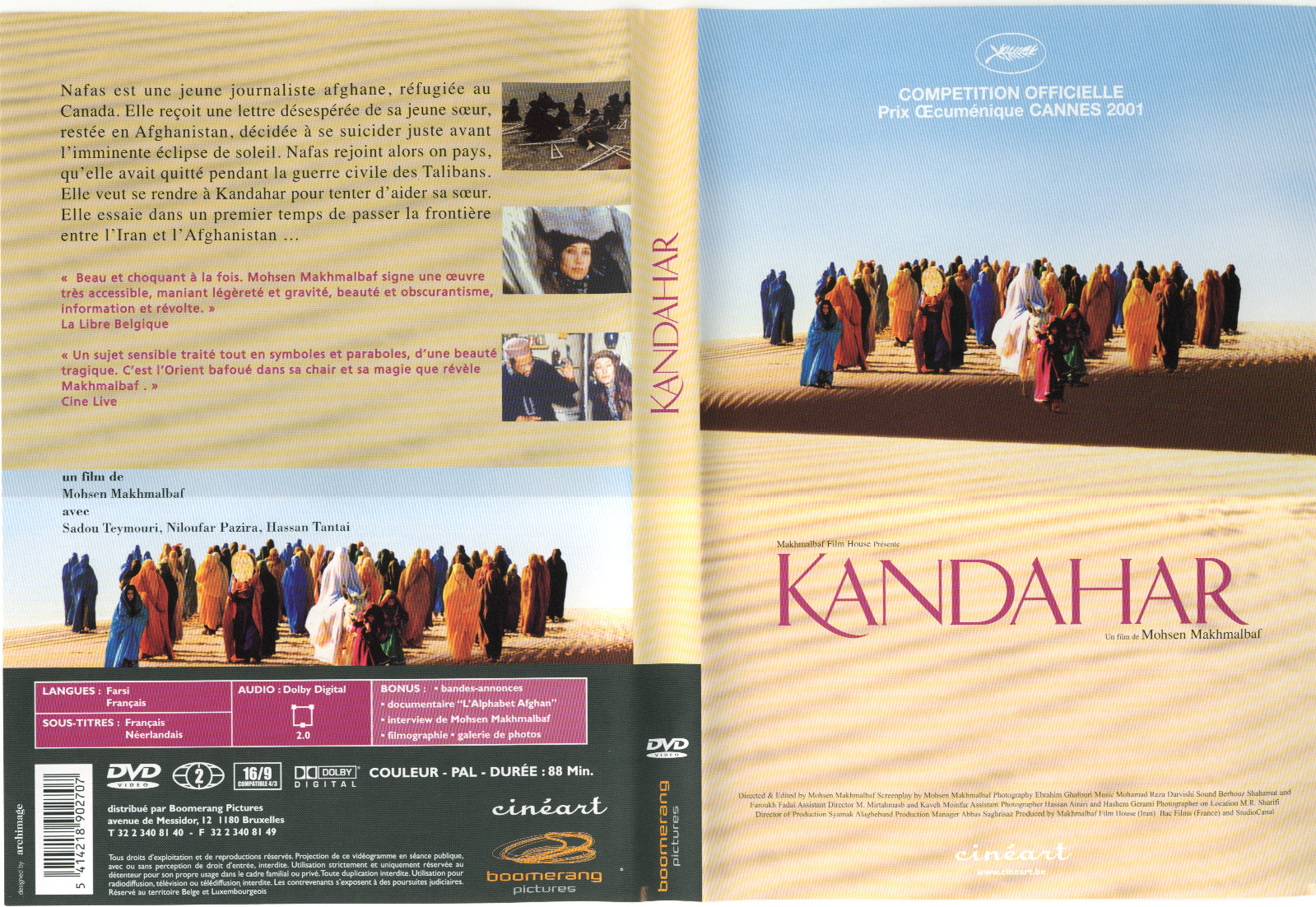 Jaquette DVD Kandahar