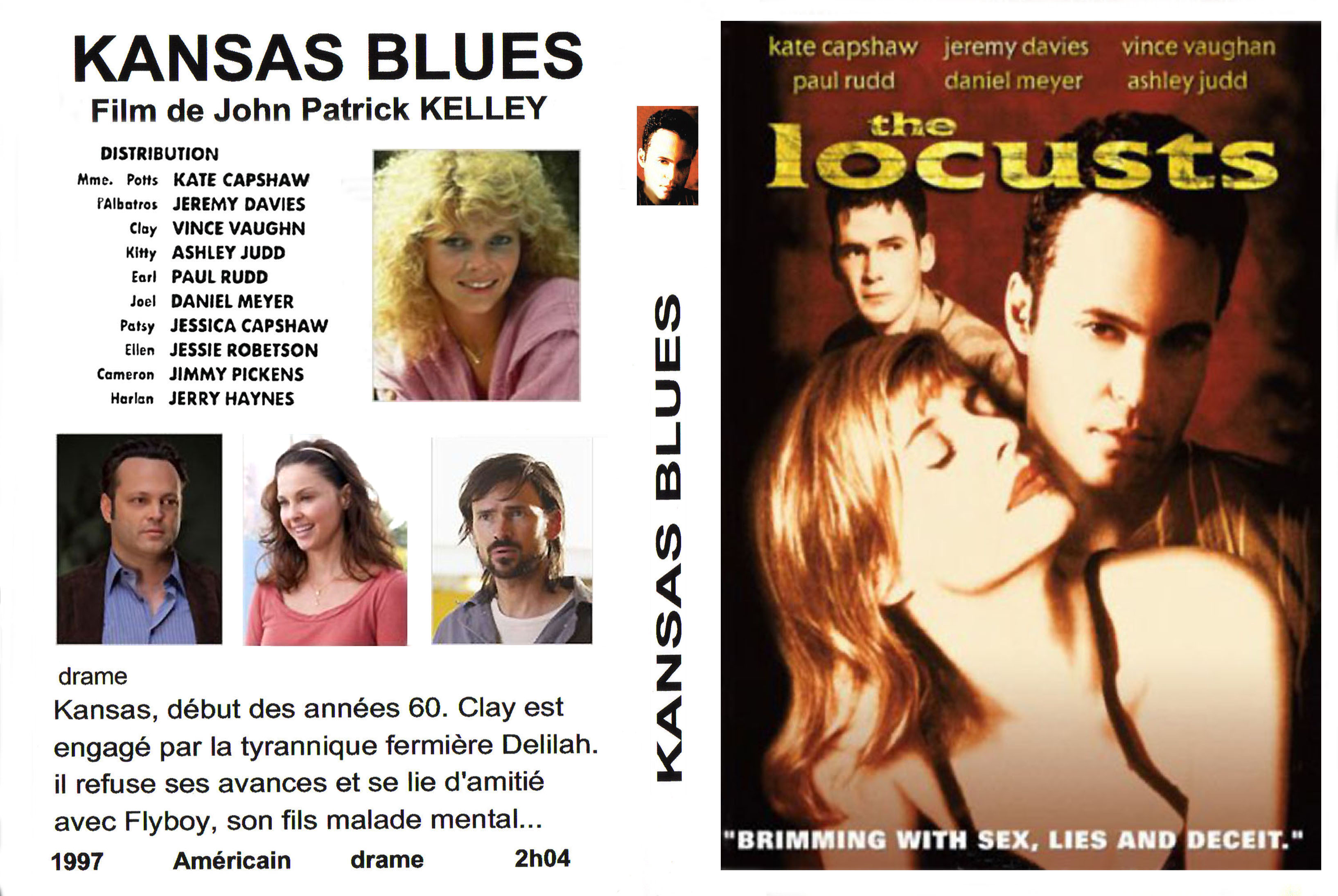 Jaquette DVD Kansas Blues custom