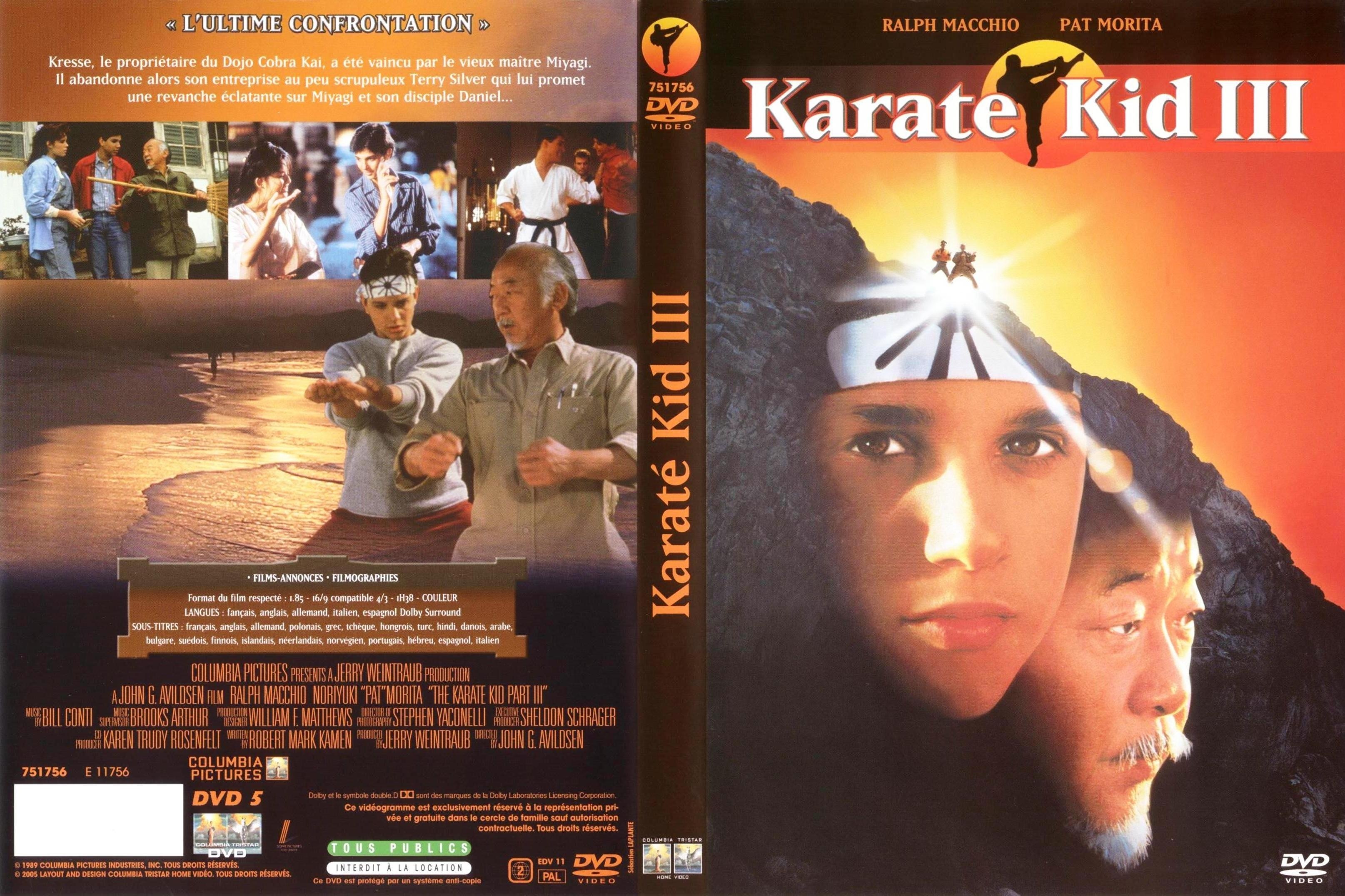 Jaquette DVD Karate Kid 3