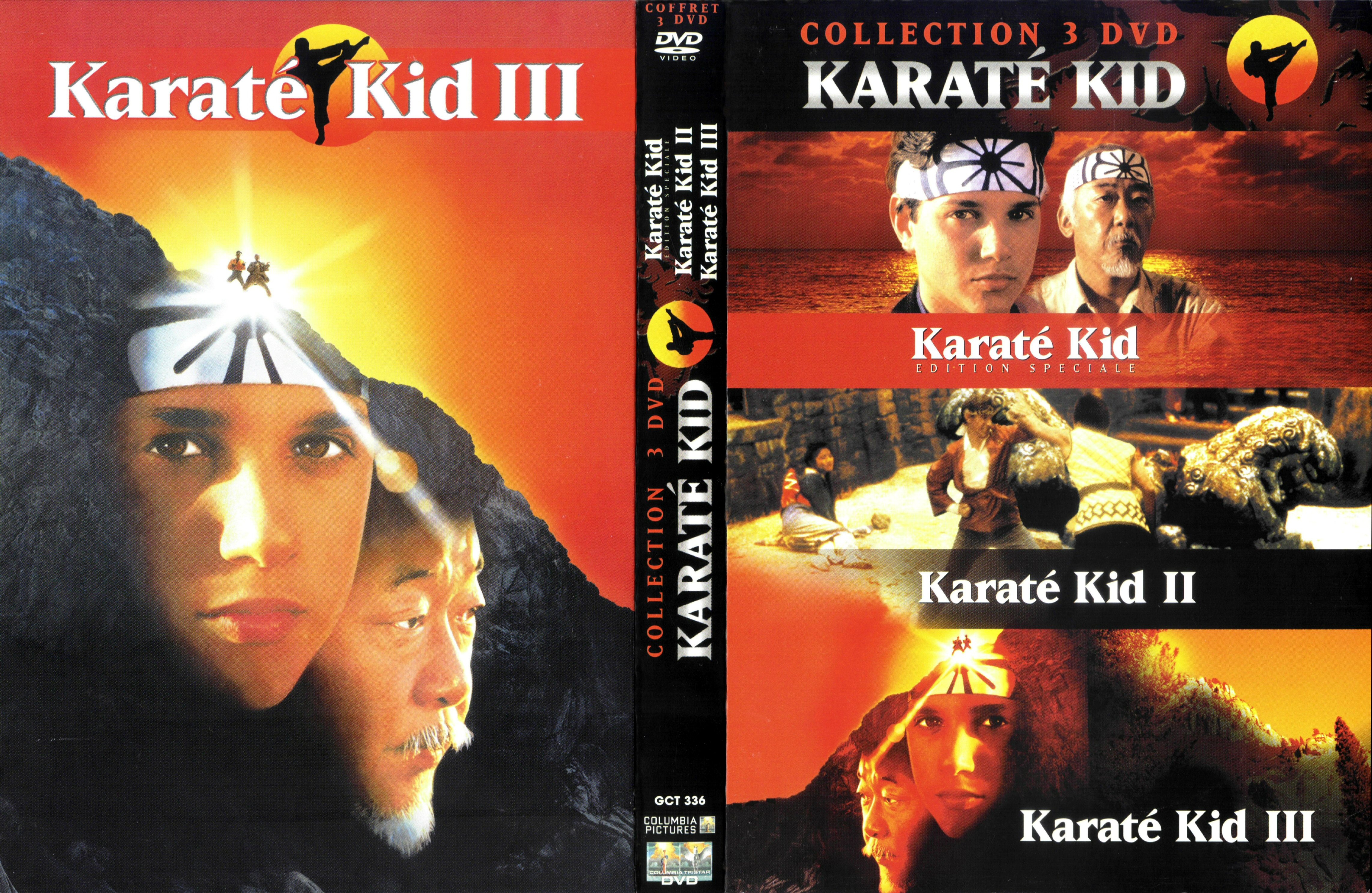 Jaquette DVD Karate Kid Trilogie COFFRET
