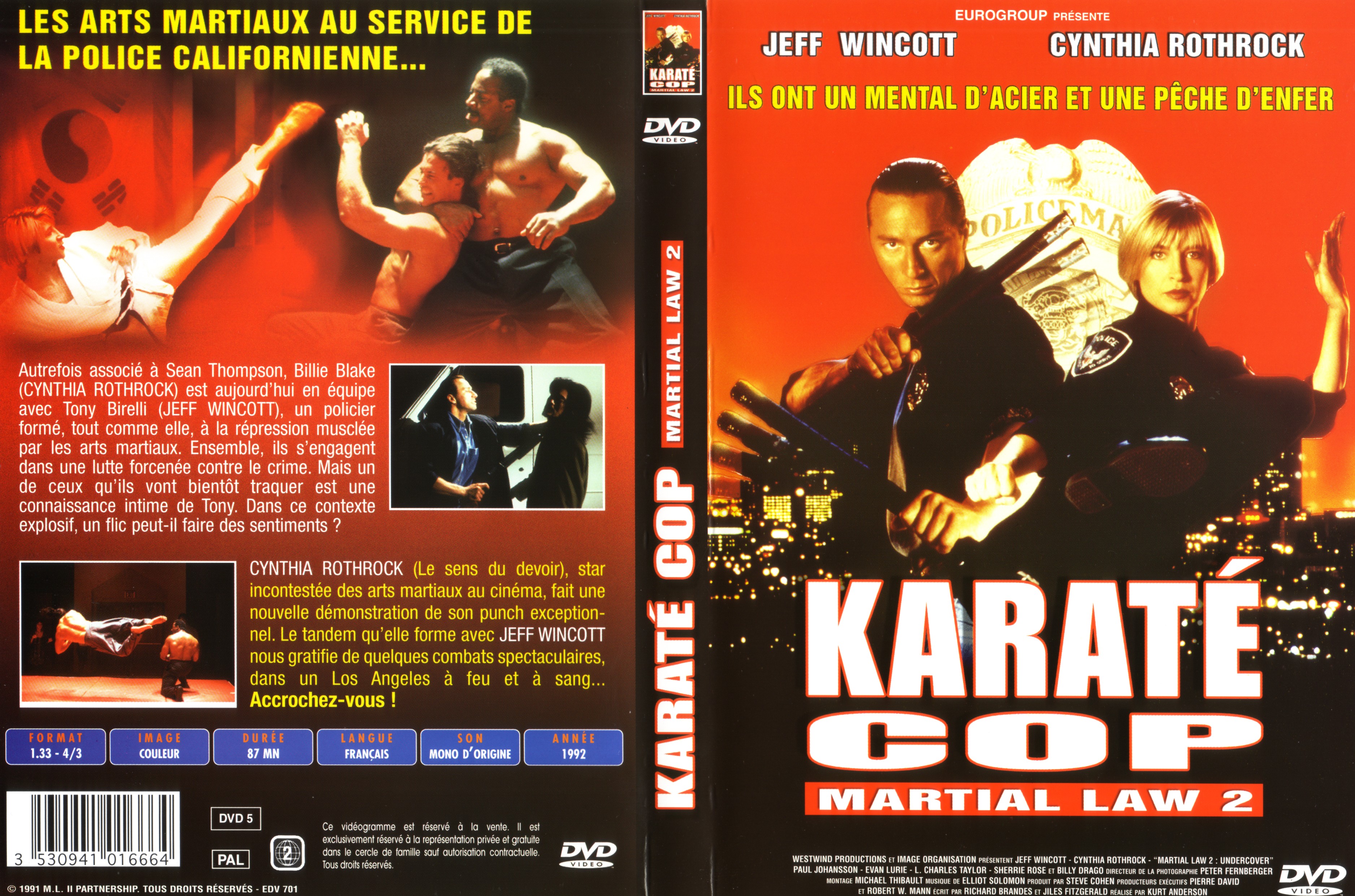 Jaquette DVD Karate cop
