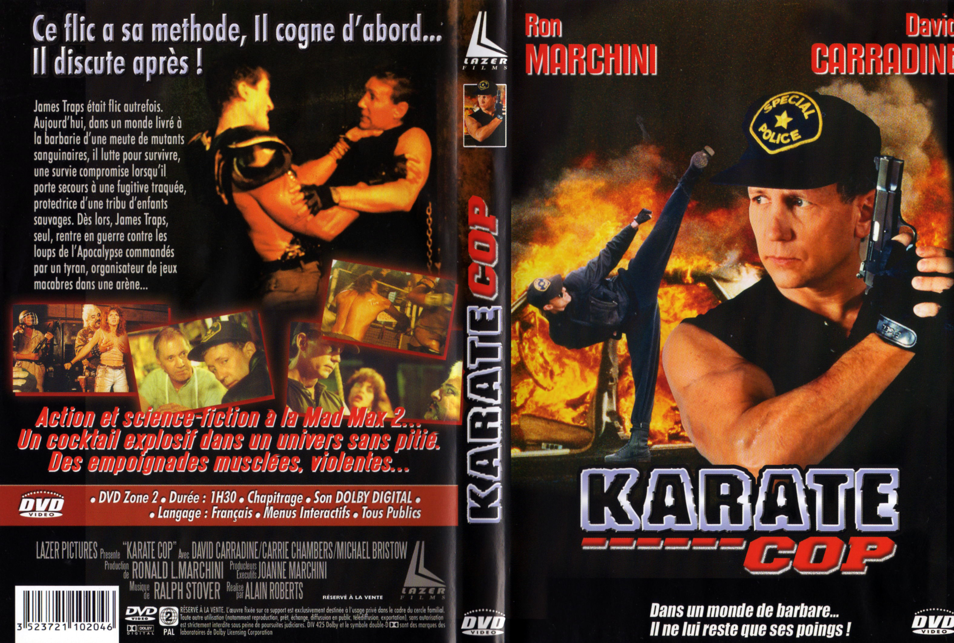 Jaquette DVD Karate cop (David Carradine)