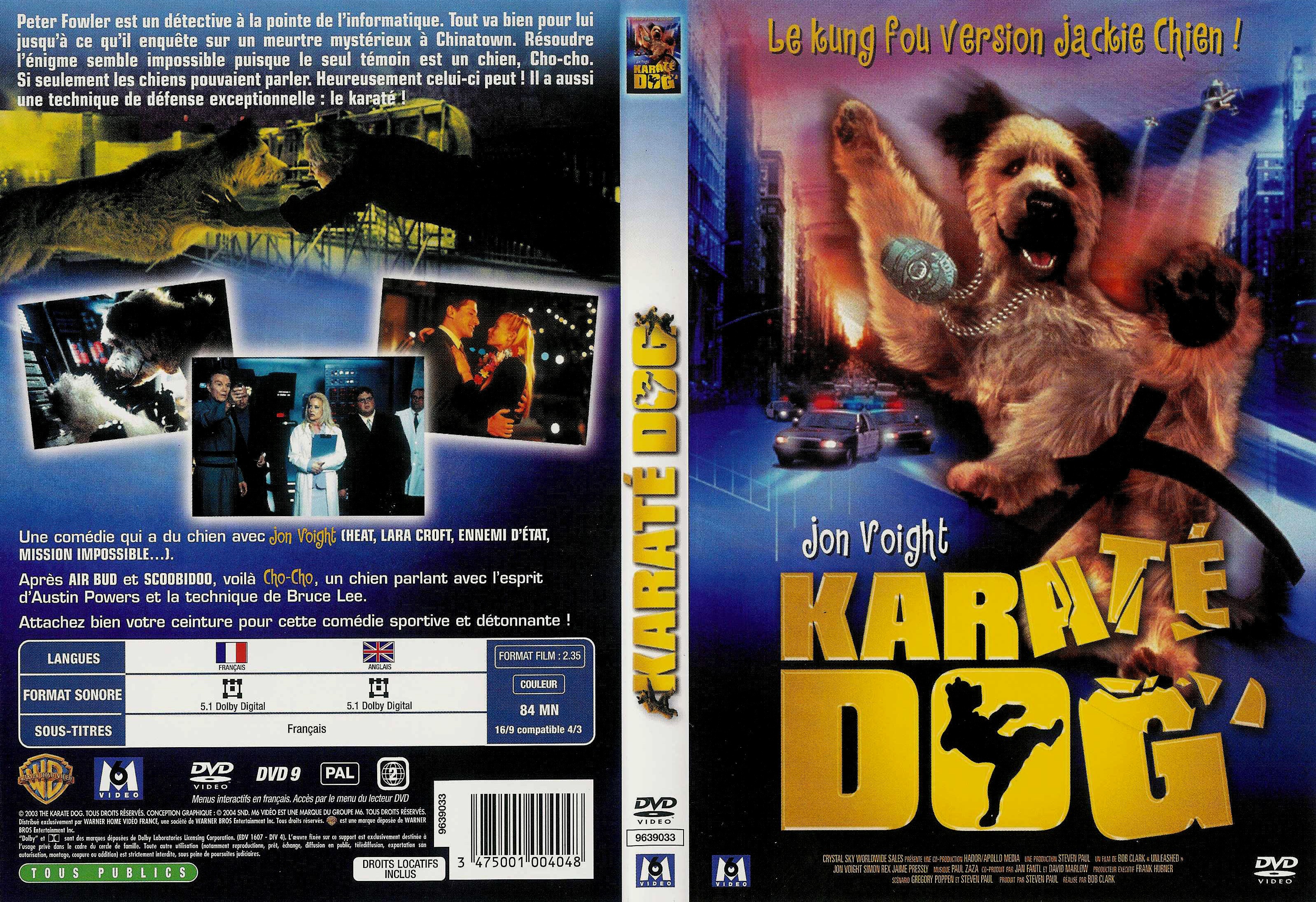 Jaquette DVD Karate dog