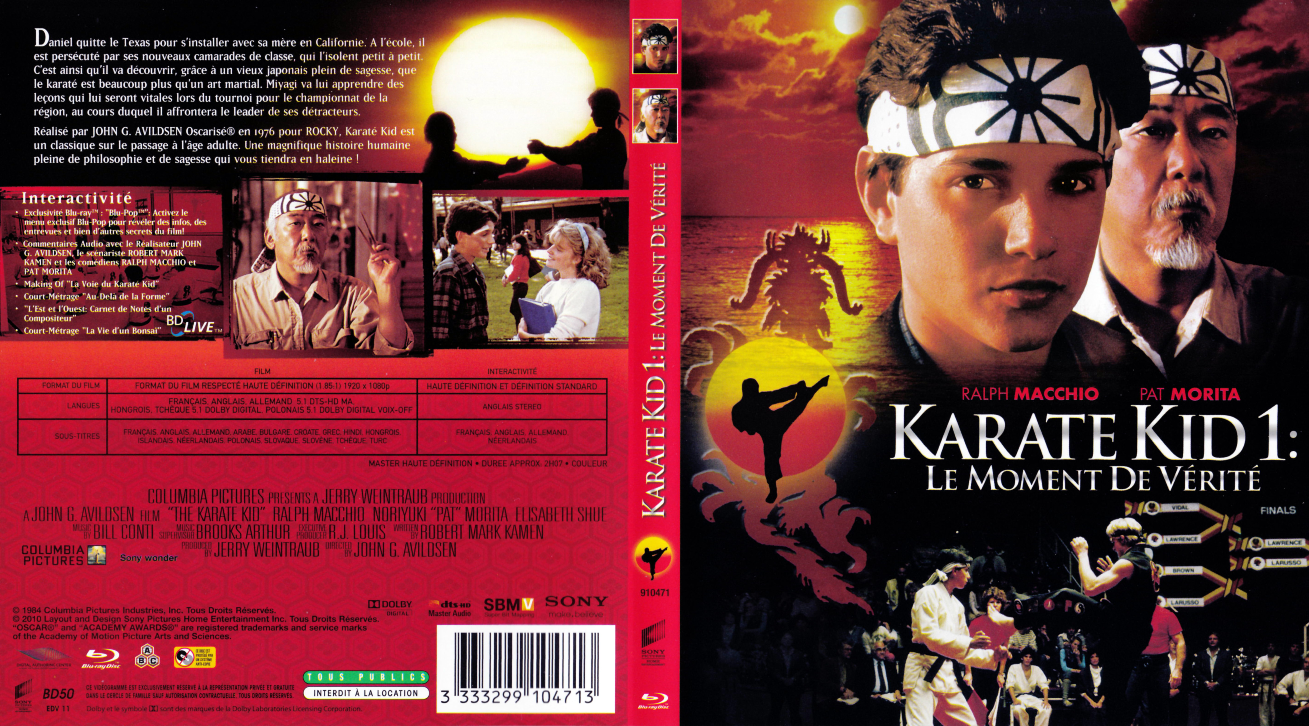 Jaquette DVD Karate kid (BLU-RAY)