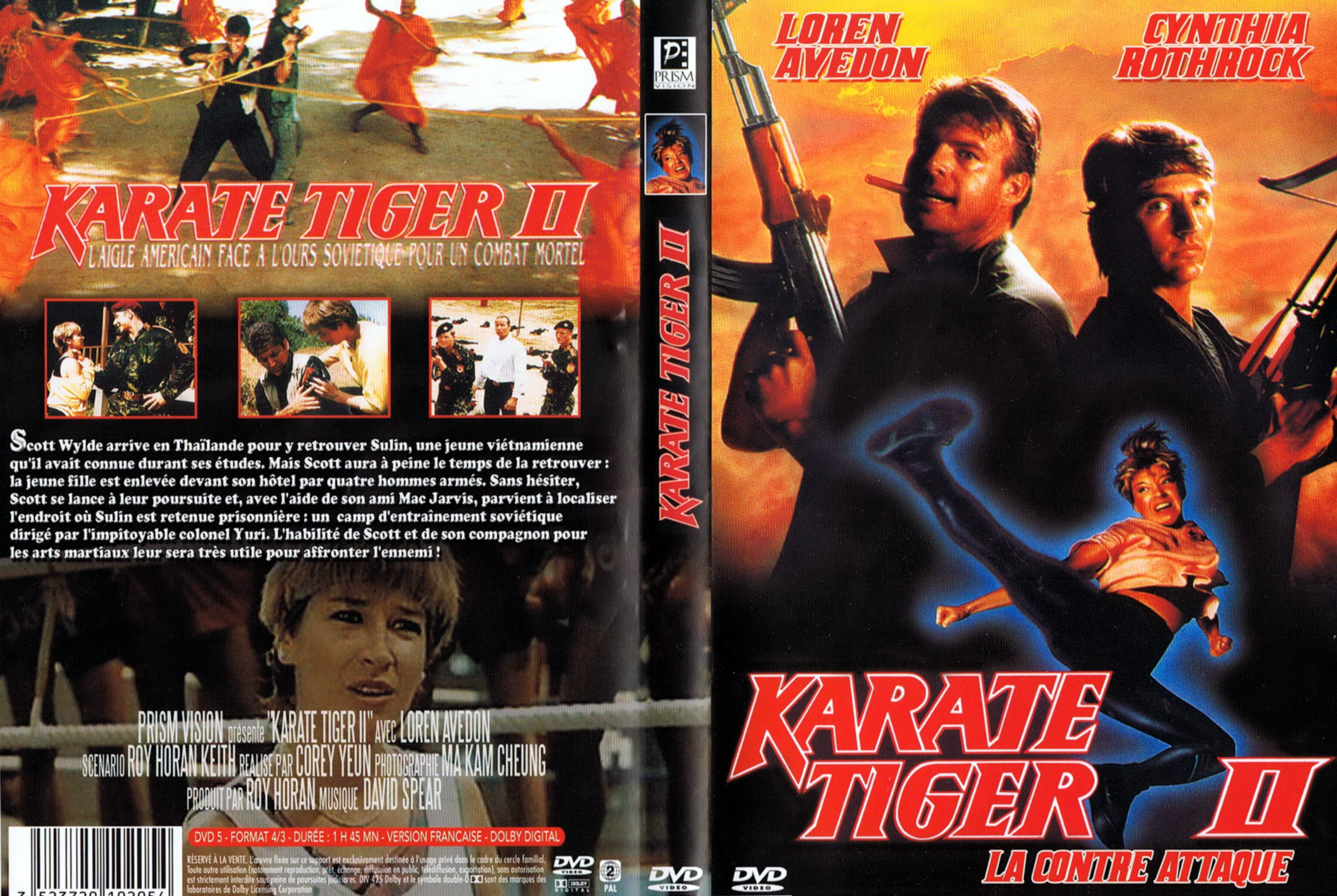 Jaquette DVD Karate tiger 2