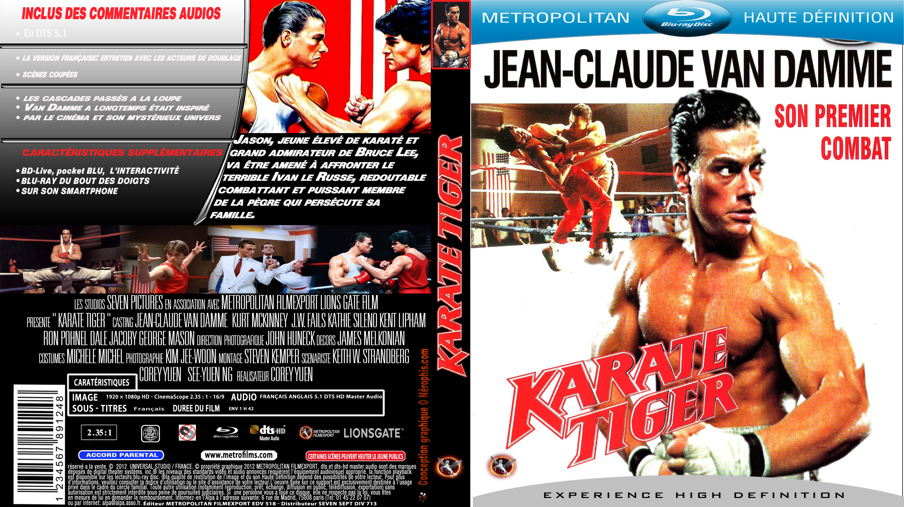 Jaquette DVD Karat tiger custom (BLU-RAY)