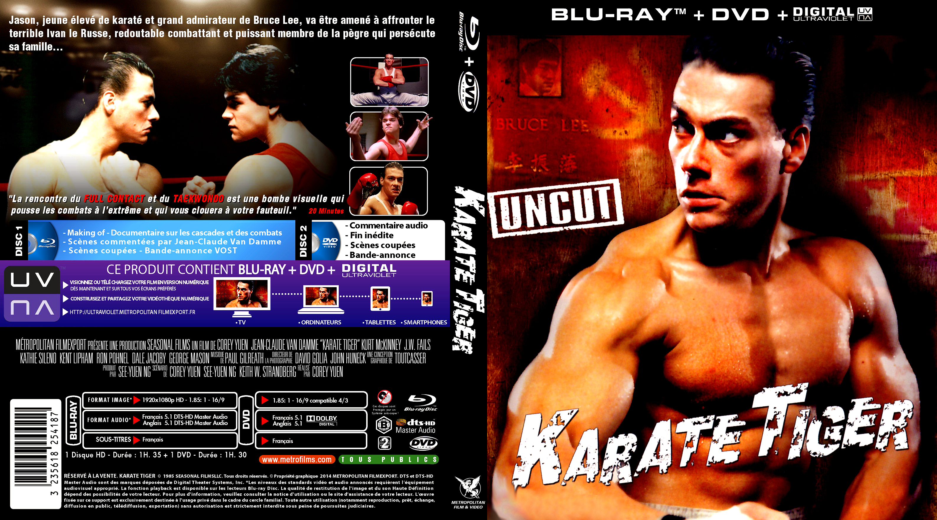Jaquette DVD Karat tiger custom (BLU-RAY) 2