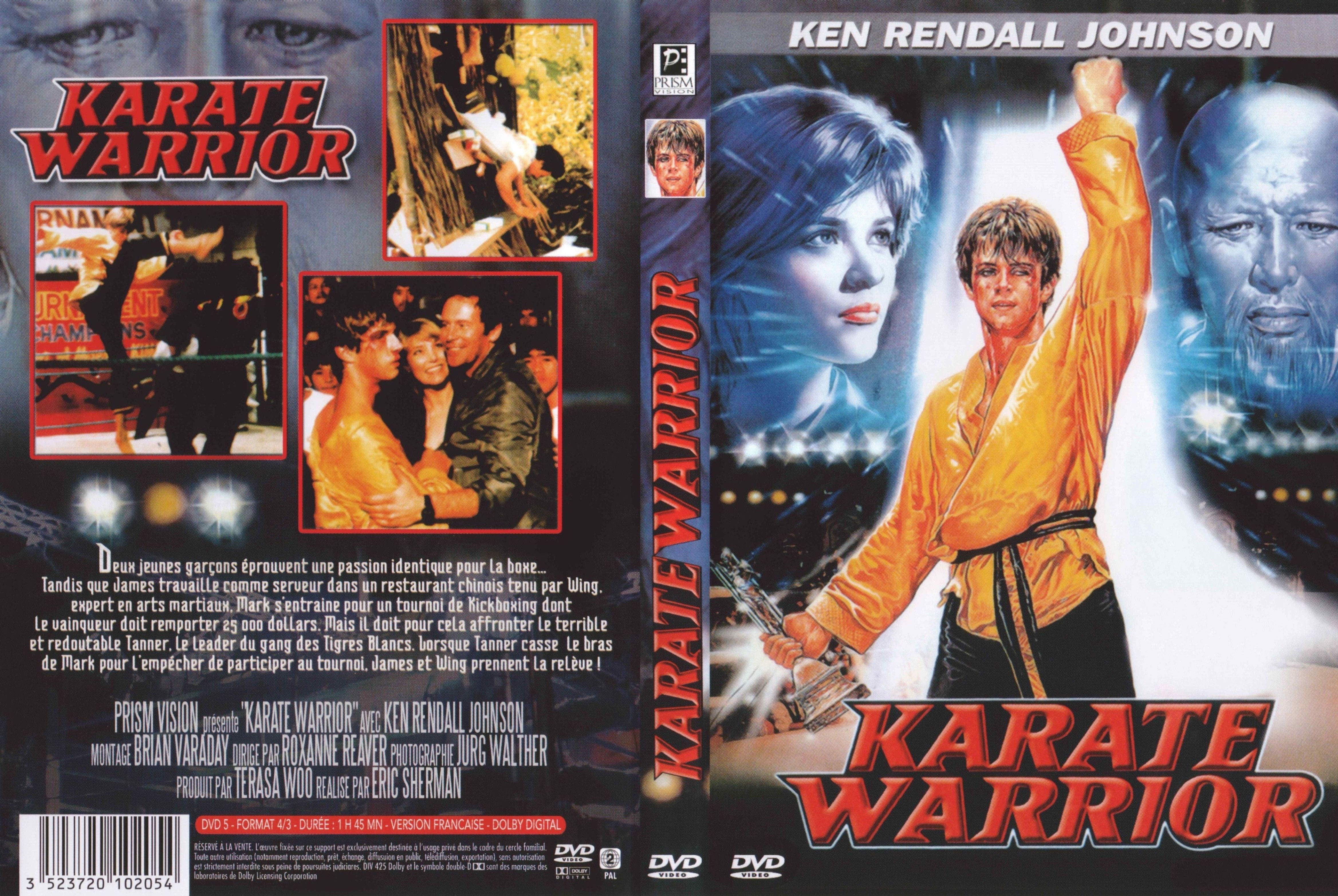 Jaquette DVD Karate warrior