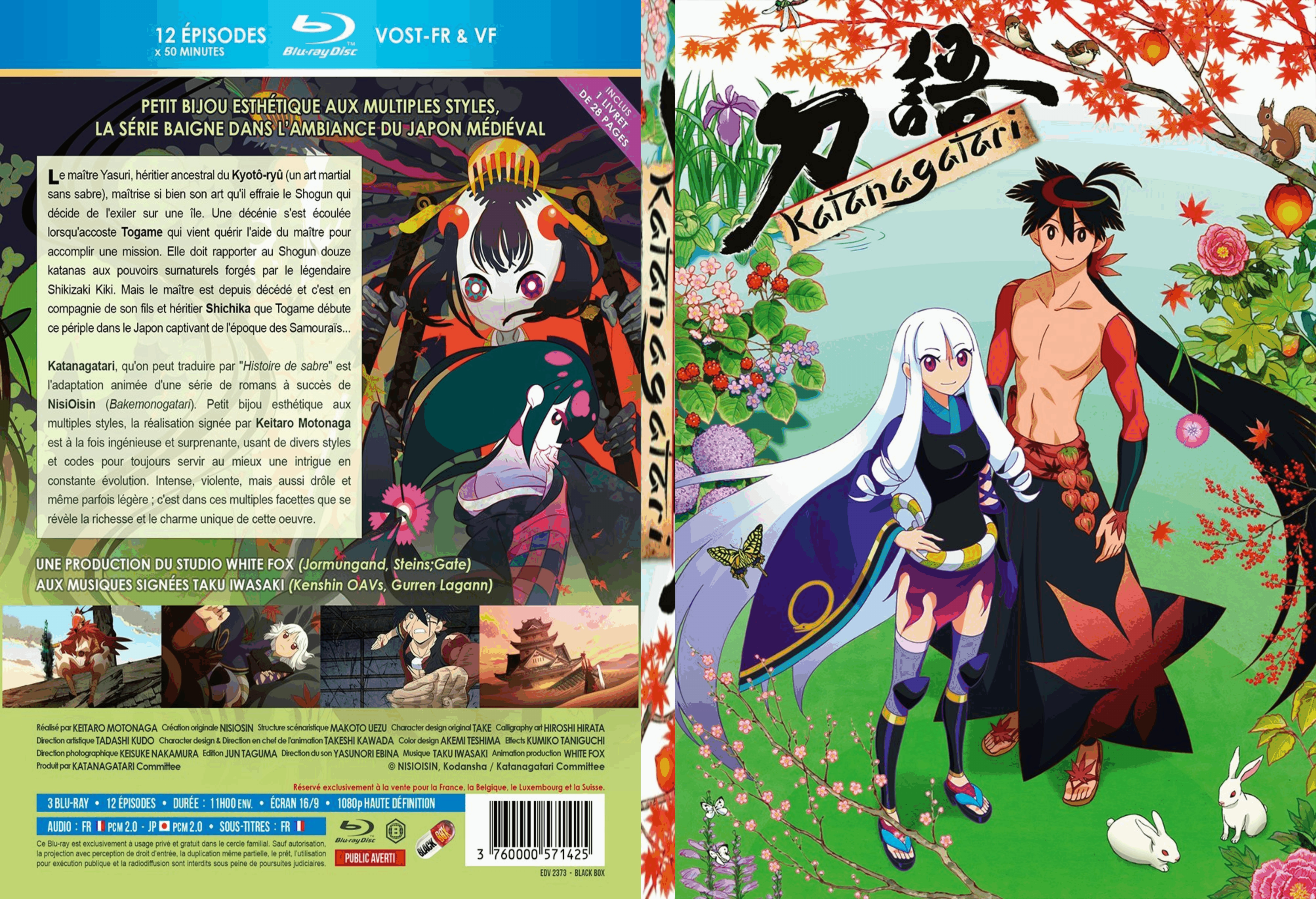 Jaquette DVD Katanagatari - SLIM