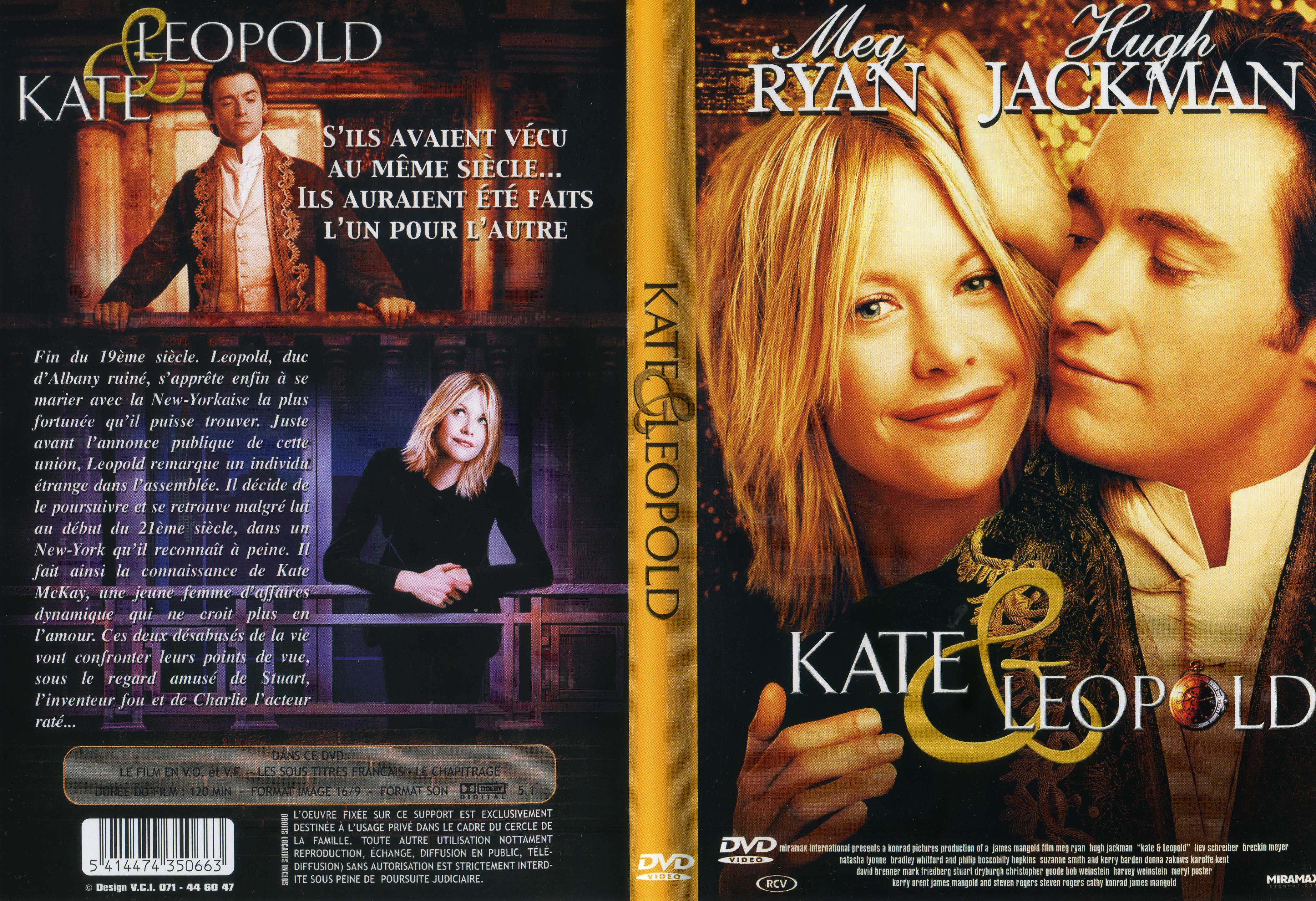 Jaquette DVD Kate et Leopold v2