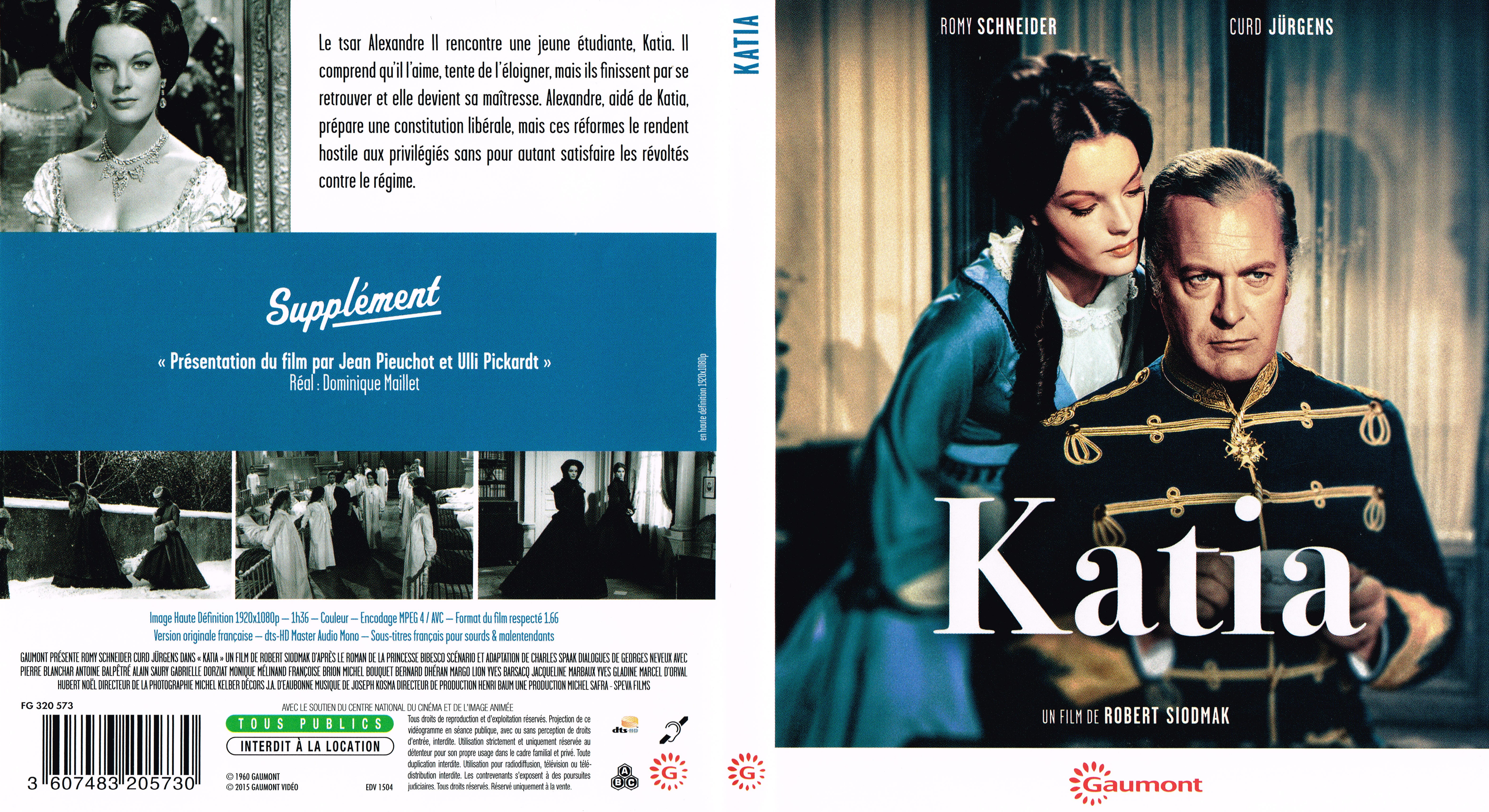 Jaquette DVD Katia (BLU-RAY)