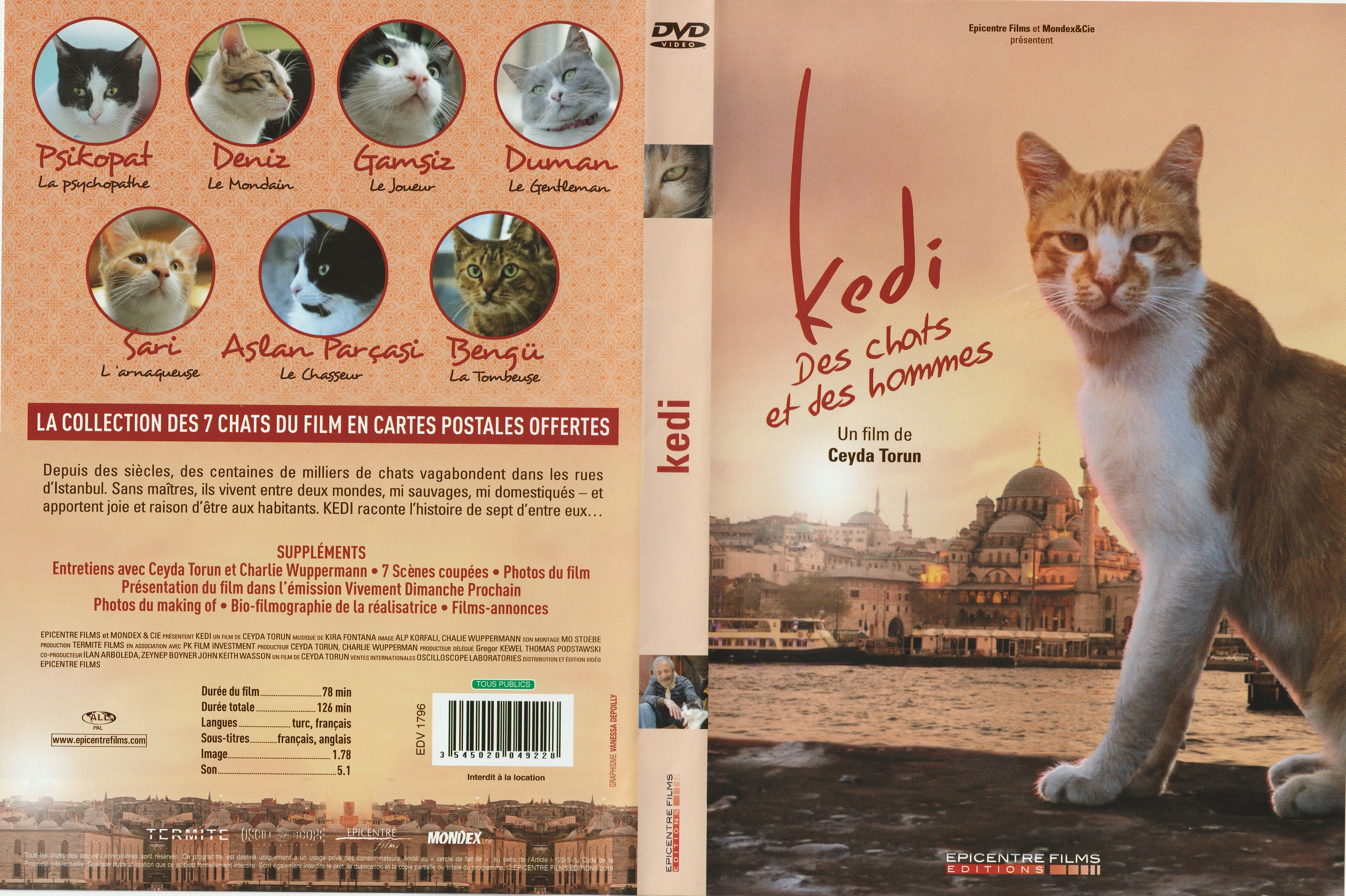Jaquette DVD Kedi